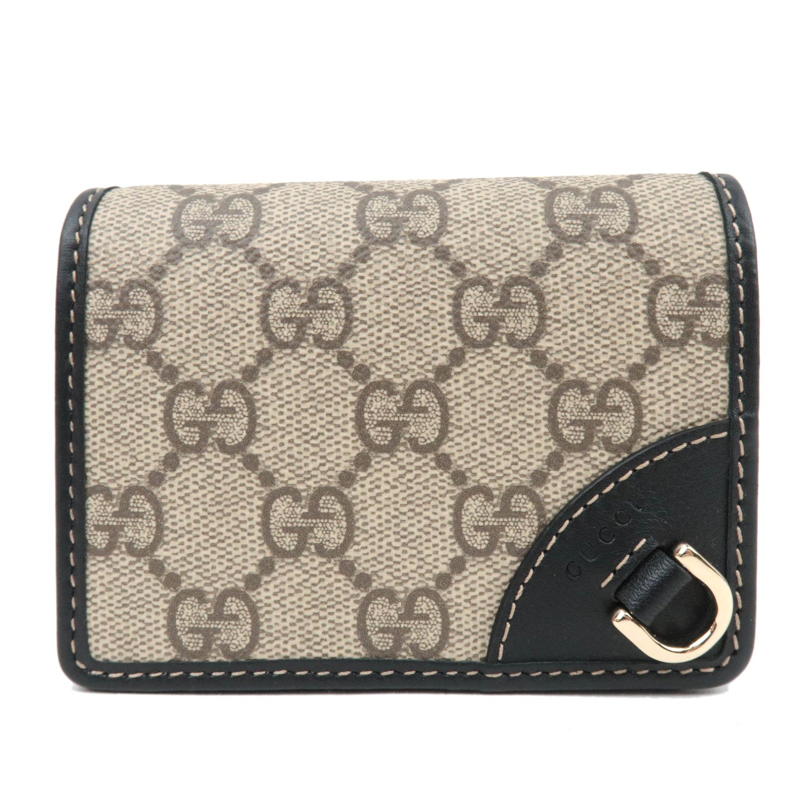 GUCCI GG Emblem Small Wallet GG Supreme Beige 3069285033