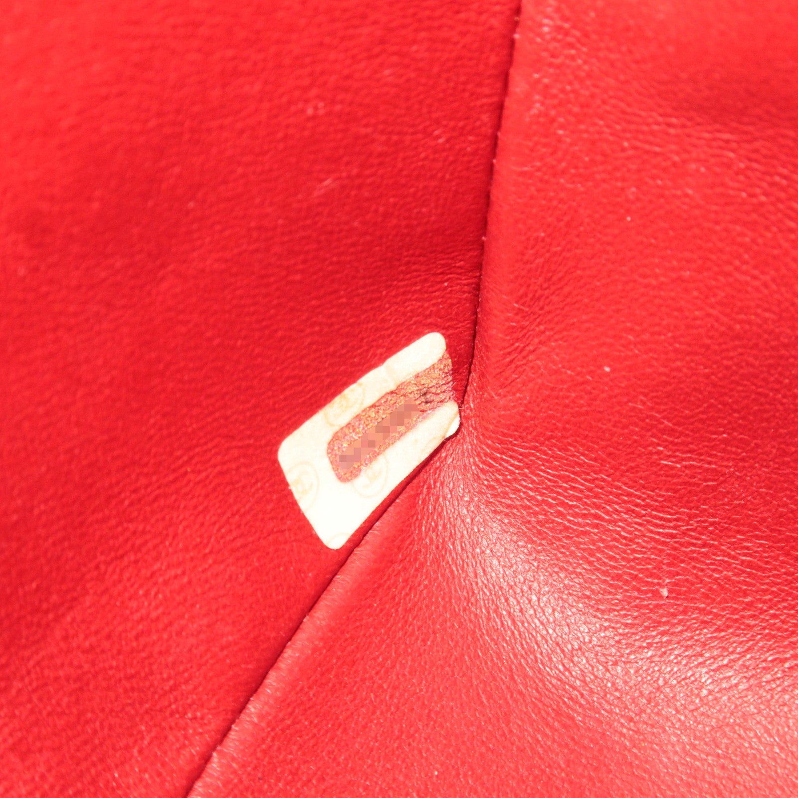 CHANEL Matelasse Diana 22 Chain Shoulder Bag Lambskin Red Gold HDW 1703775 *G Card