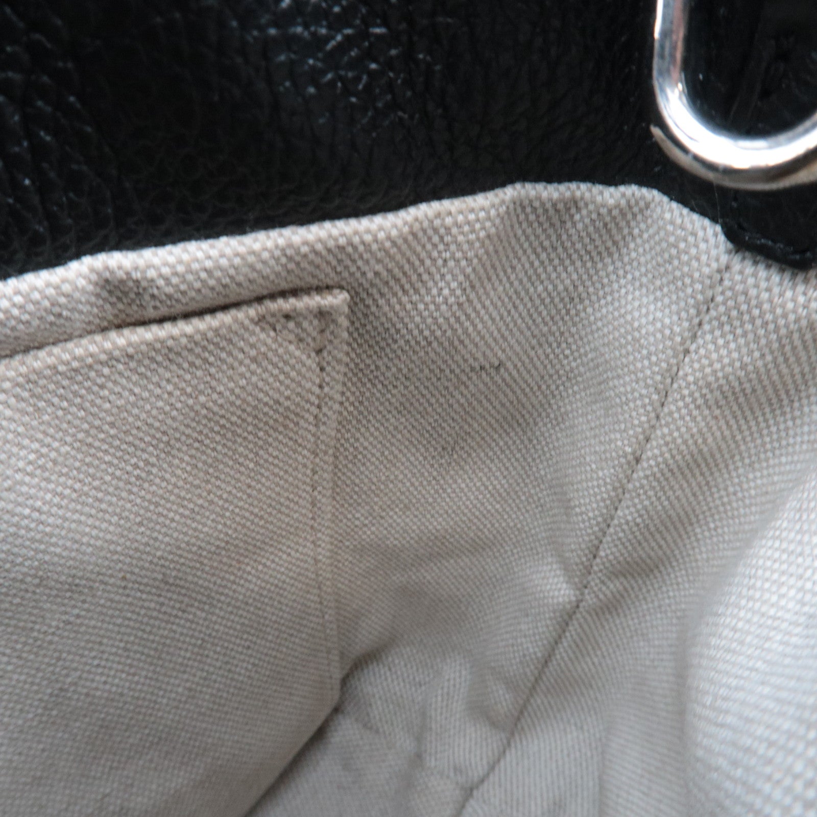 JIMMY CHOO Star Studs 2Way Mini Tote Bag Leather Black