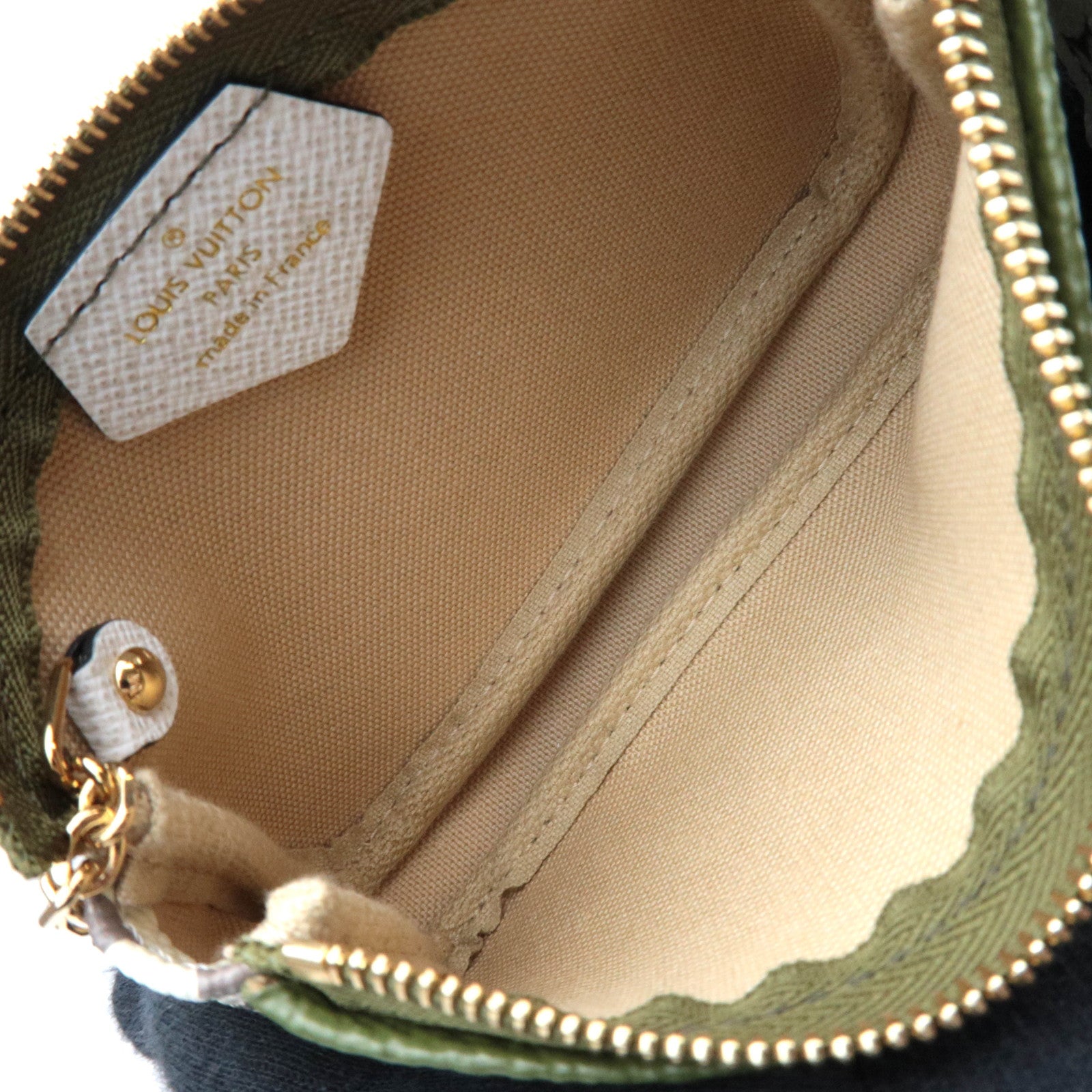 Louis Vuitton Monogram Giant Mini Pochette Accessoires Khaki M67579