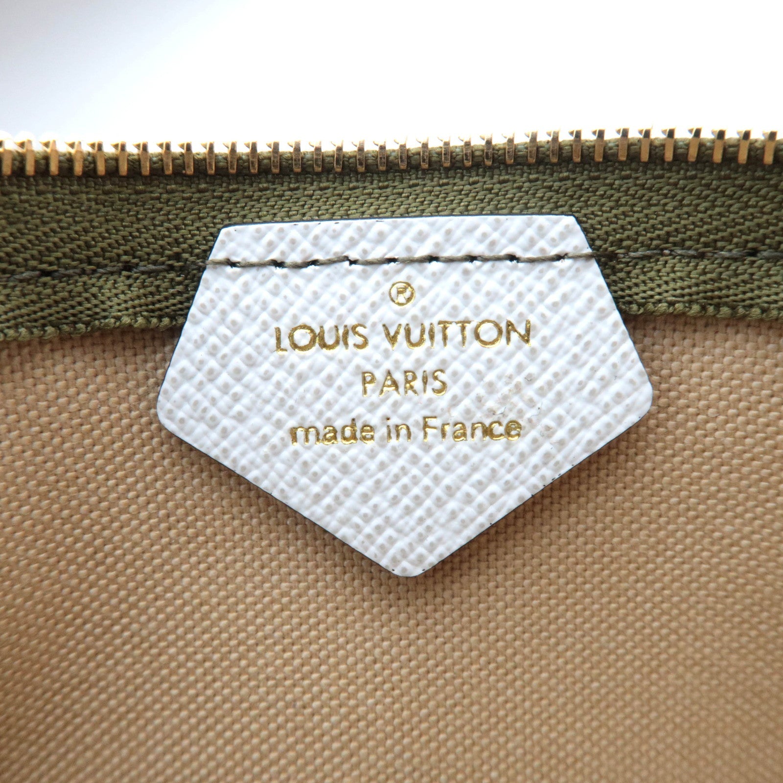Louis Vuitton Monogram Giant Mini Pochette Accessoires Khaki M67579
