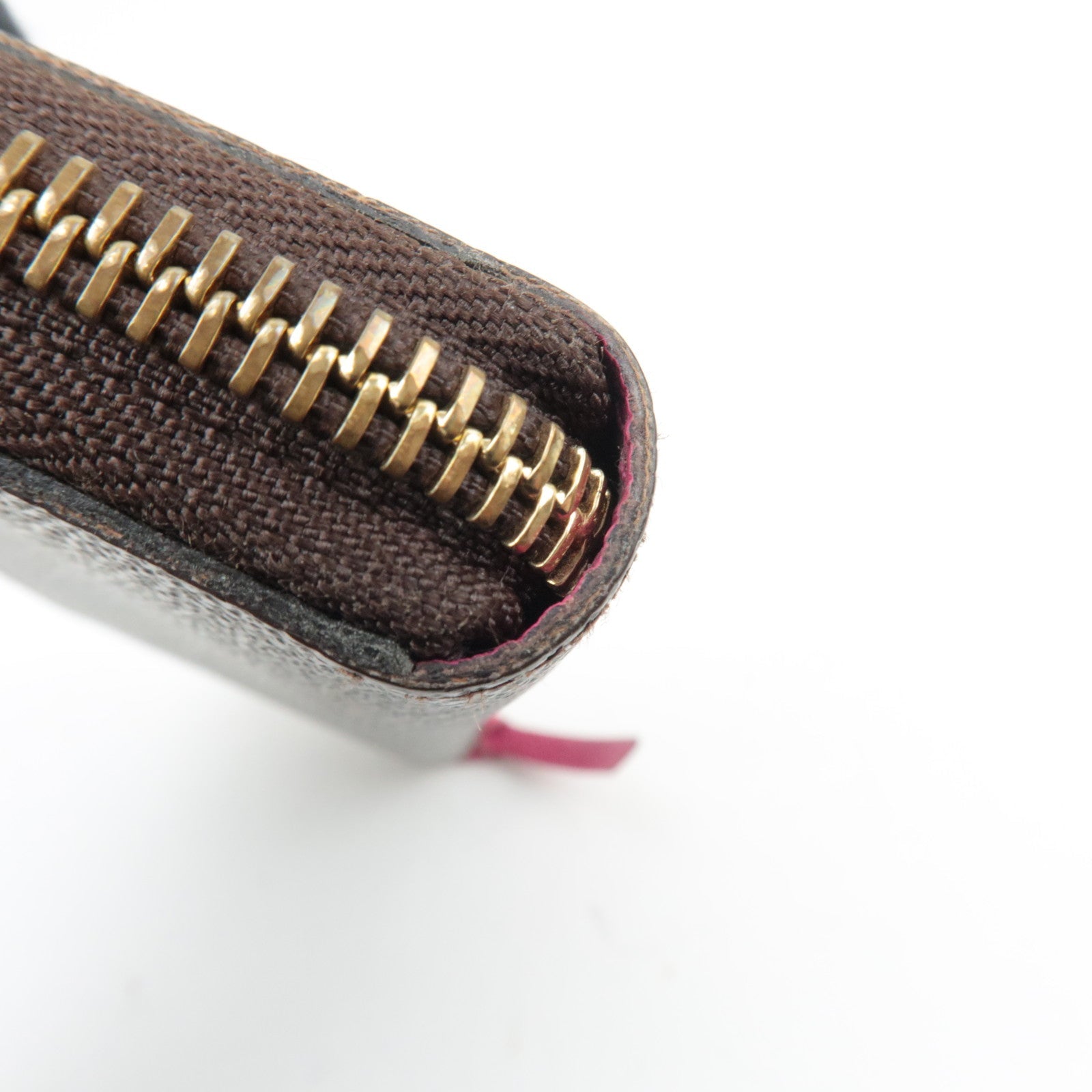 Louis Vuitton Monogram Portefeuille Clemence Long Wallet Fuchsia M60742  SP4146