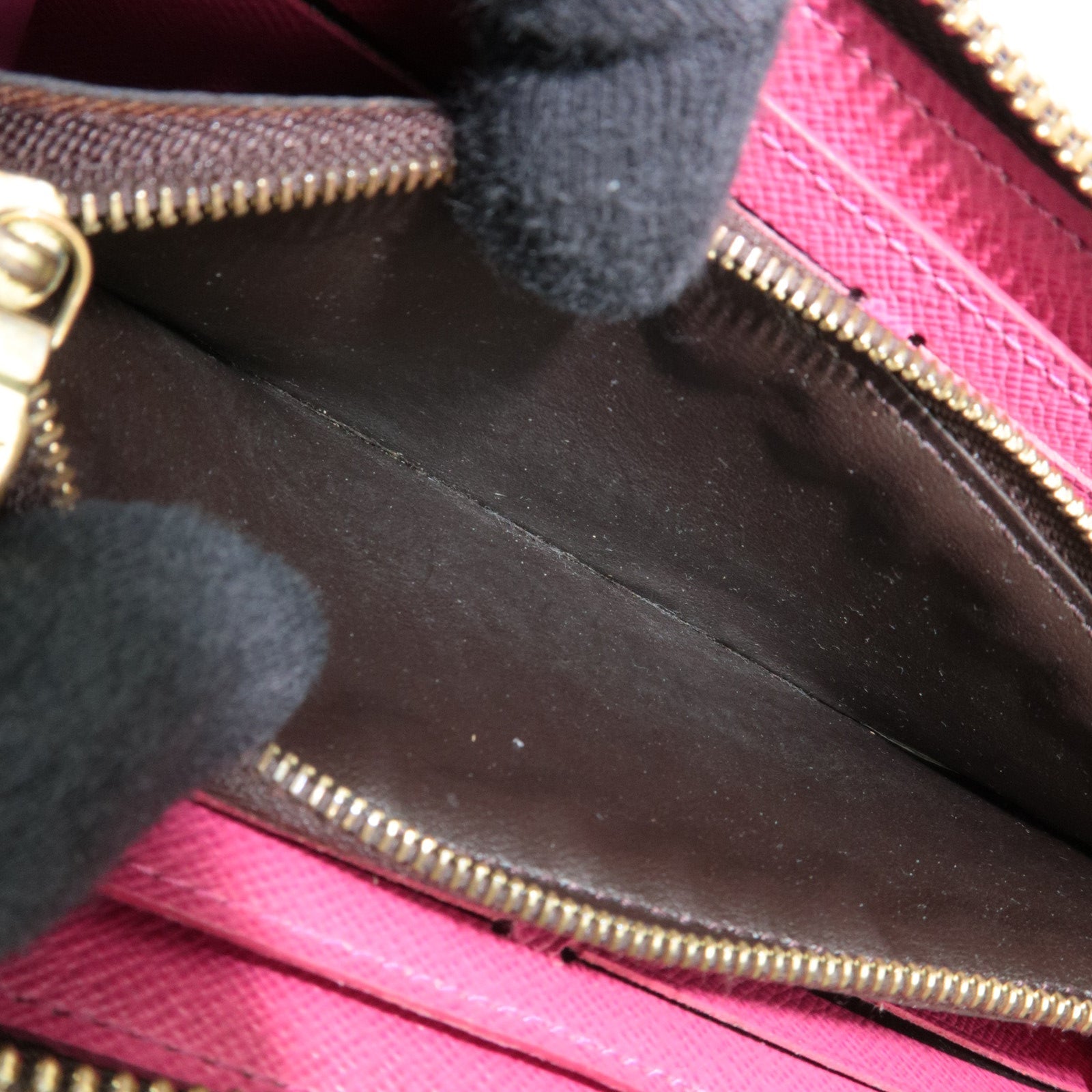 Louis Vuitton Monogram Portefeuille Clemence Long Wallet Fuchsia M60742  SP4146