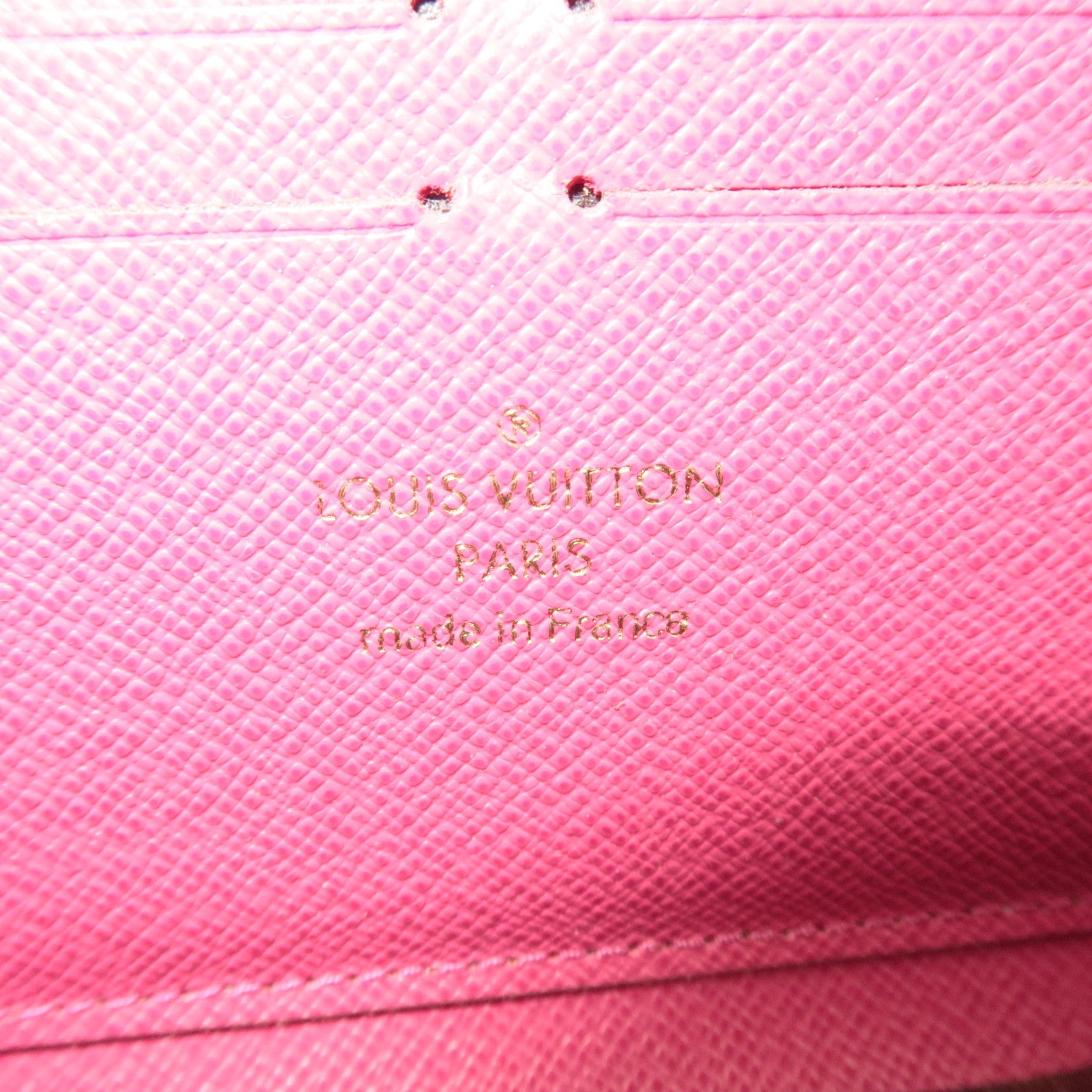 Louis Vuitton Monogram Portefeuille Clemence Long Wallet Fuchsia M60742  SP4146