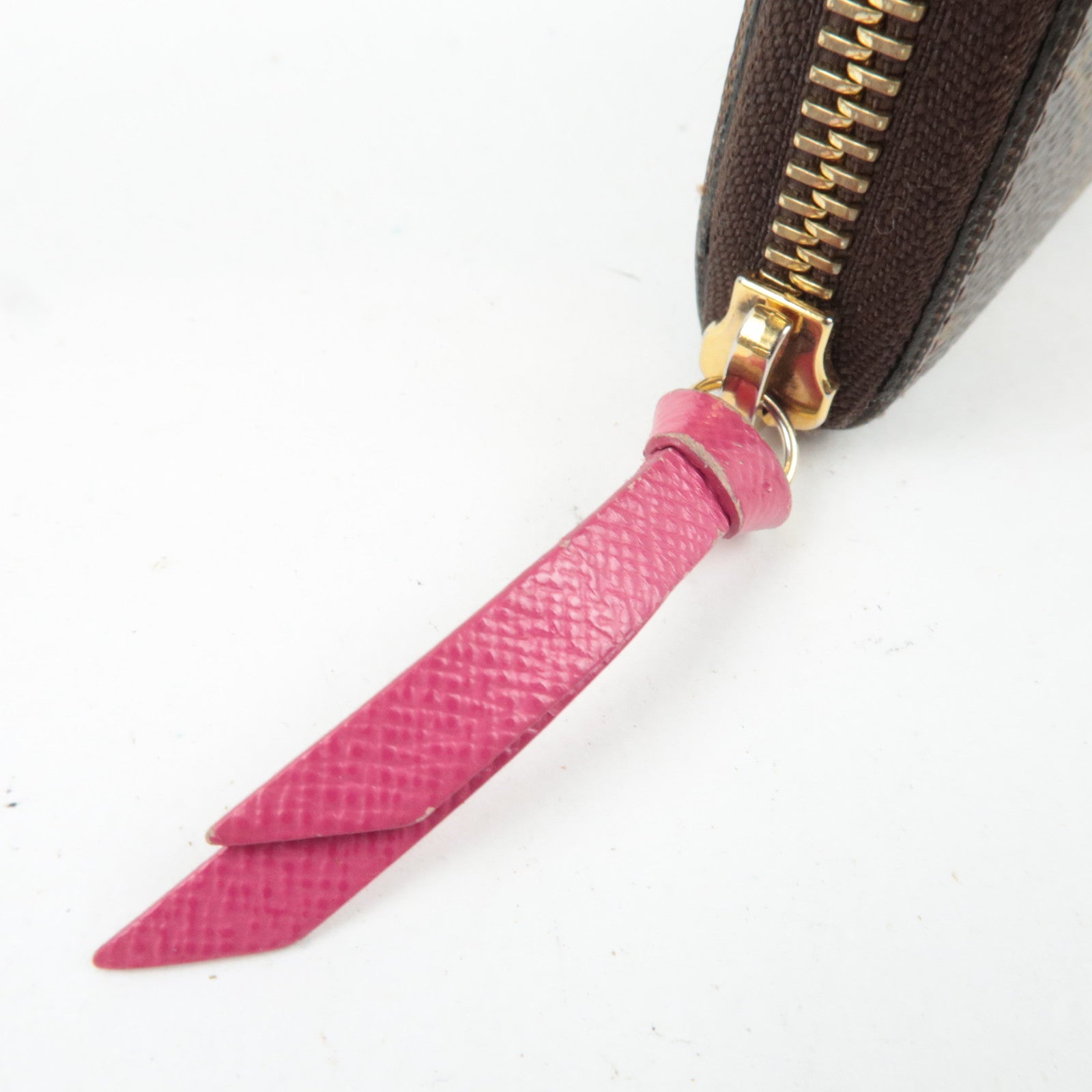 Louis Vuitton Monogram Portefeuille Clemence Long Wallet Fuchsia M60742  SP4146