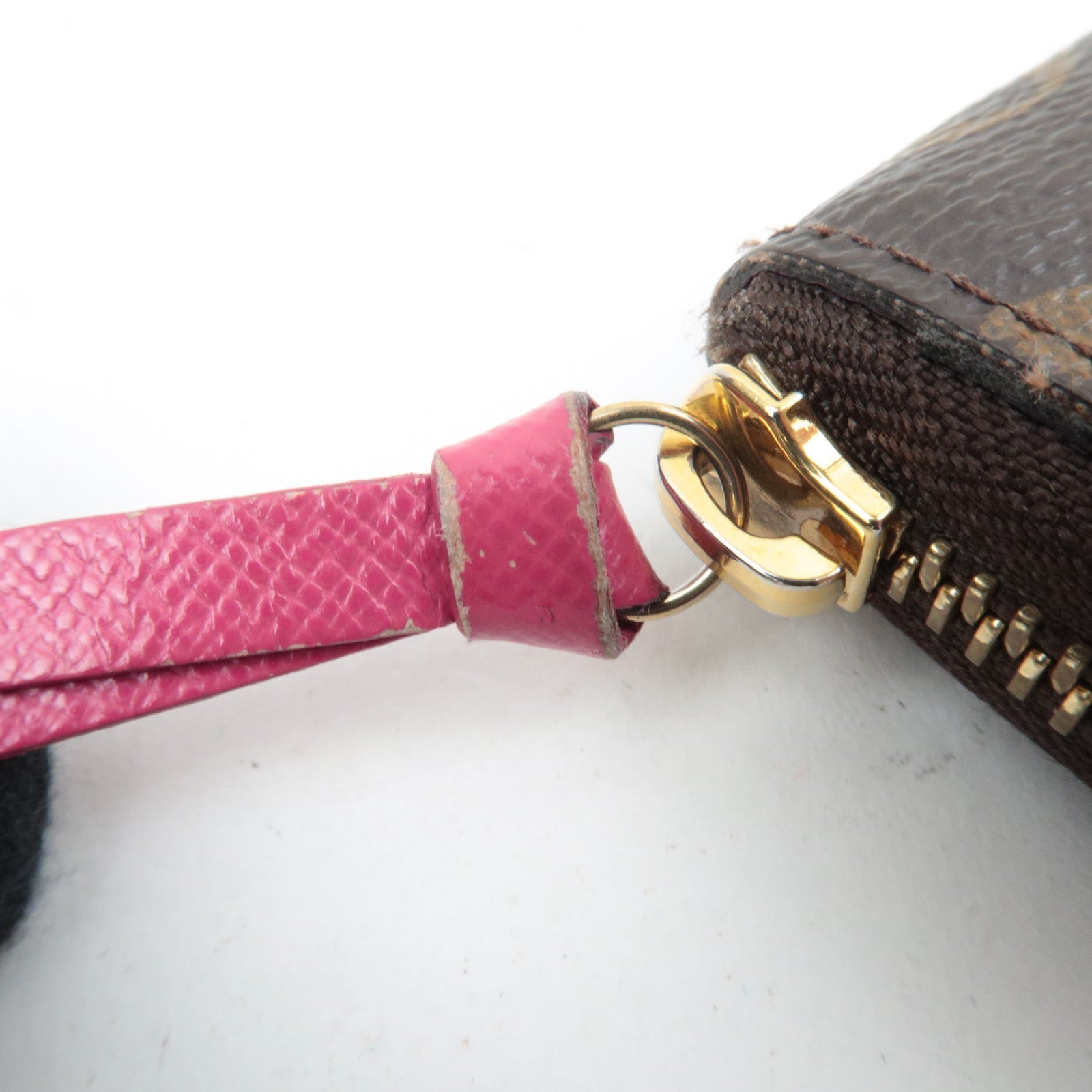 Louis Vuitton Monogram Portefeuille Clemence Long Wallet Fuchsia M60742  SP4146