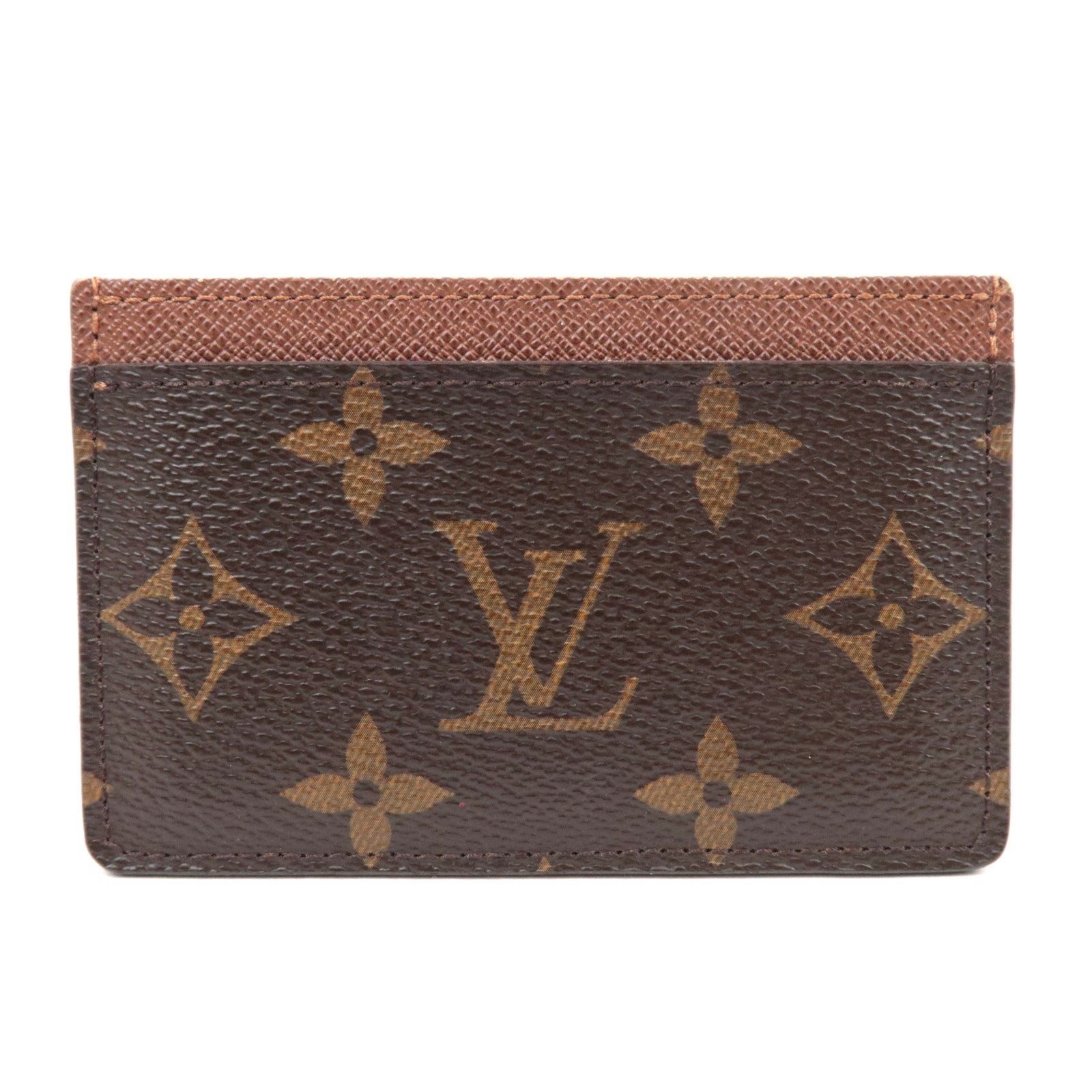 Louis Vuitton Monogram Porte Carte Simple Card Case Armagnac M6173385333
