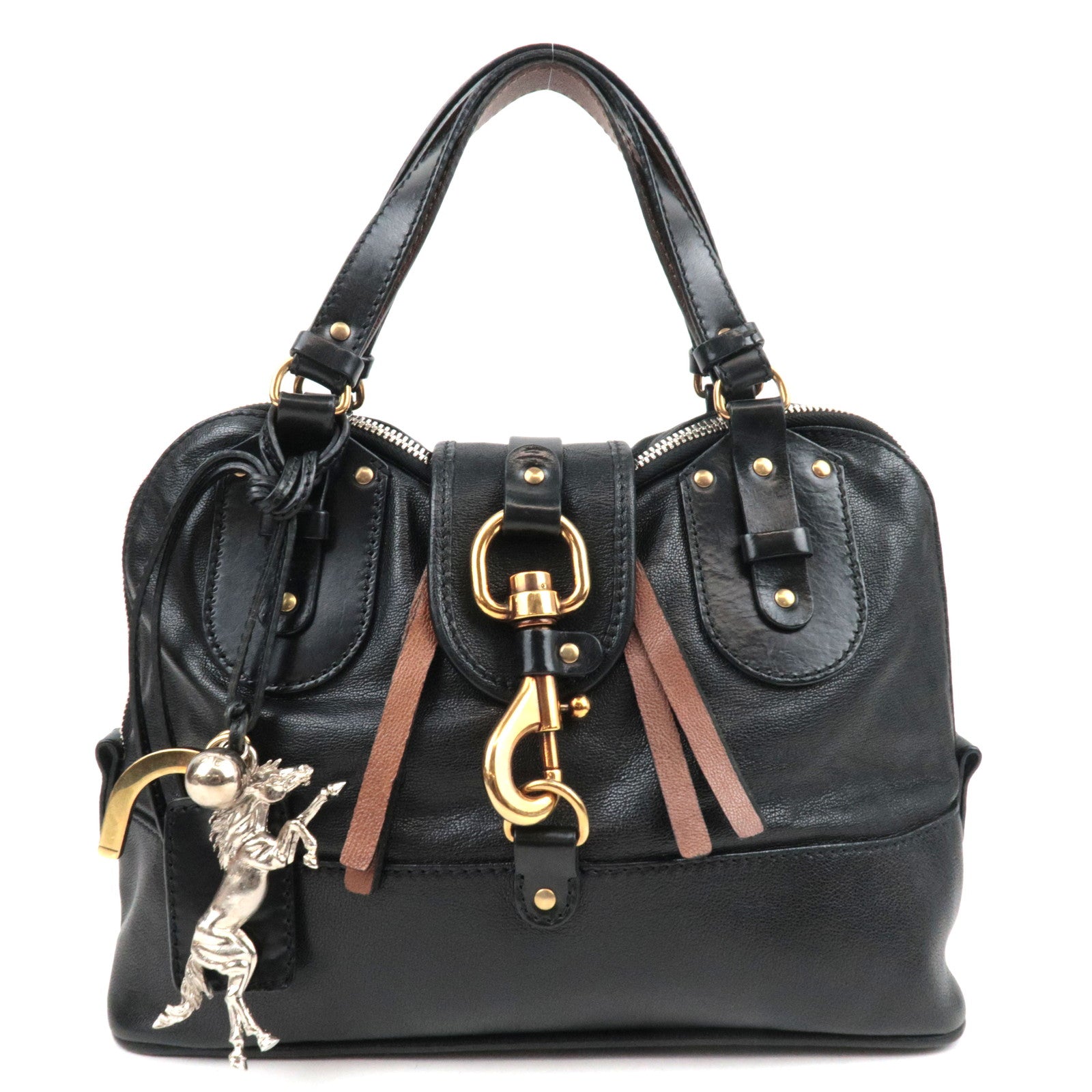 Chloe Kerala Leather Handbag Black85453