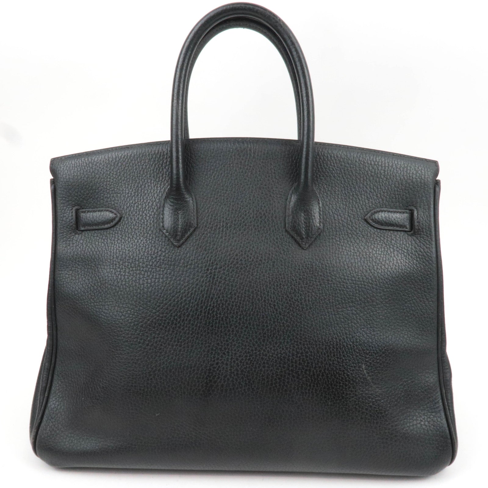 HERMES Birkin 35 With 〇Z Stamp (1996) Ardennes Black