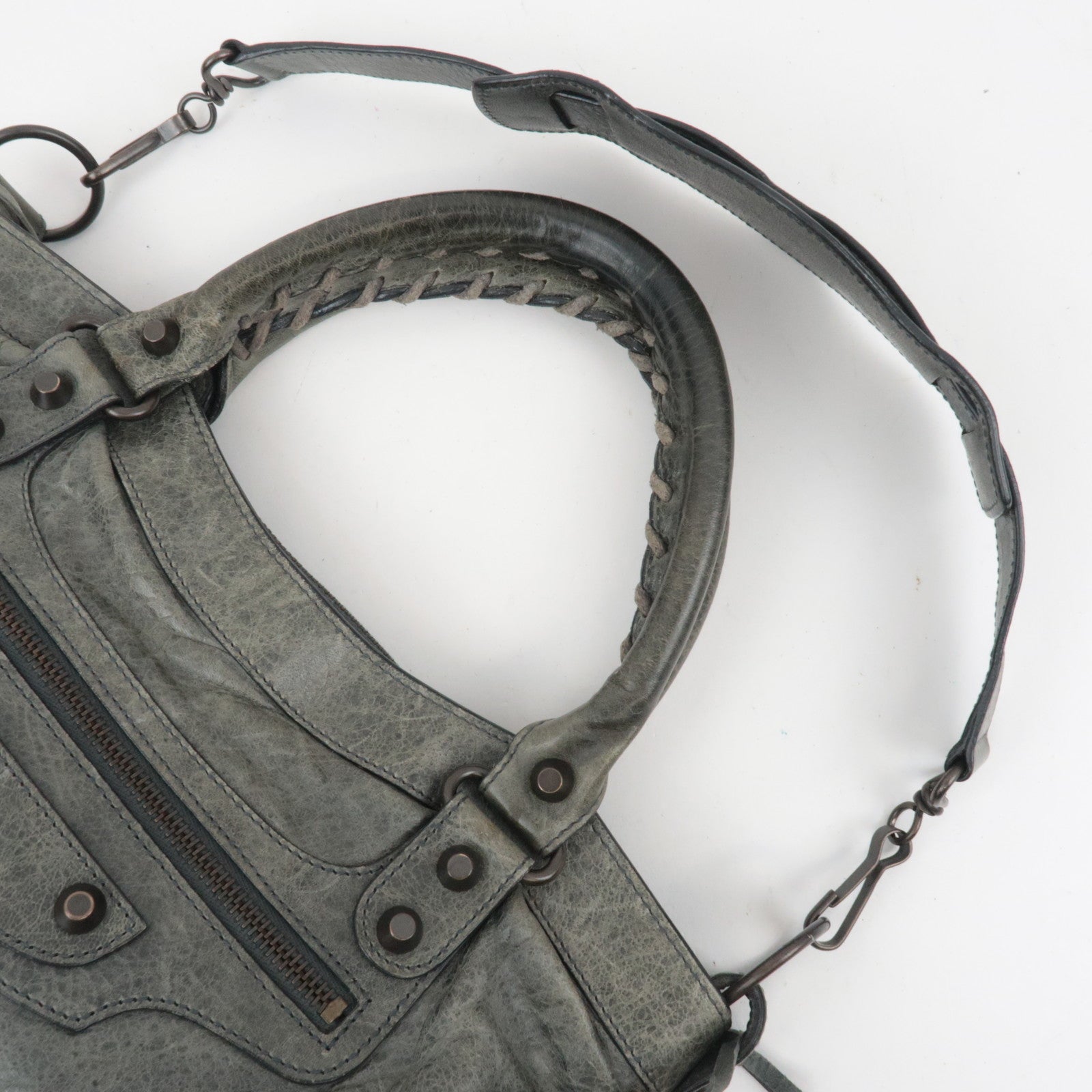 BALENCIAGA The First Bag Green 103208