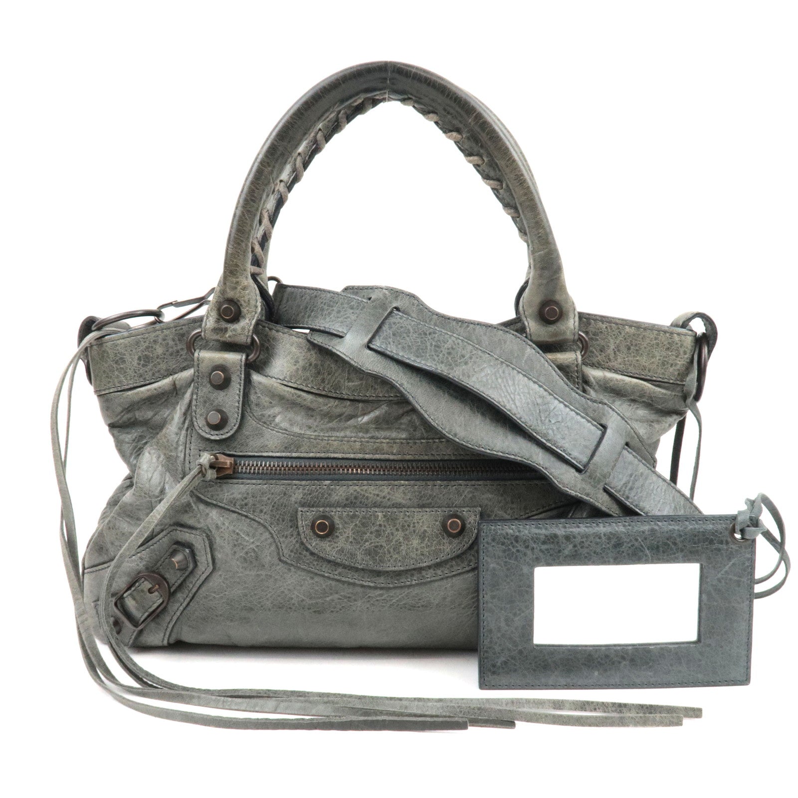 BALENCIAGA The First Bag Green 10320885523