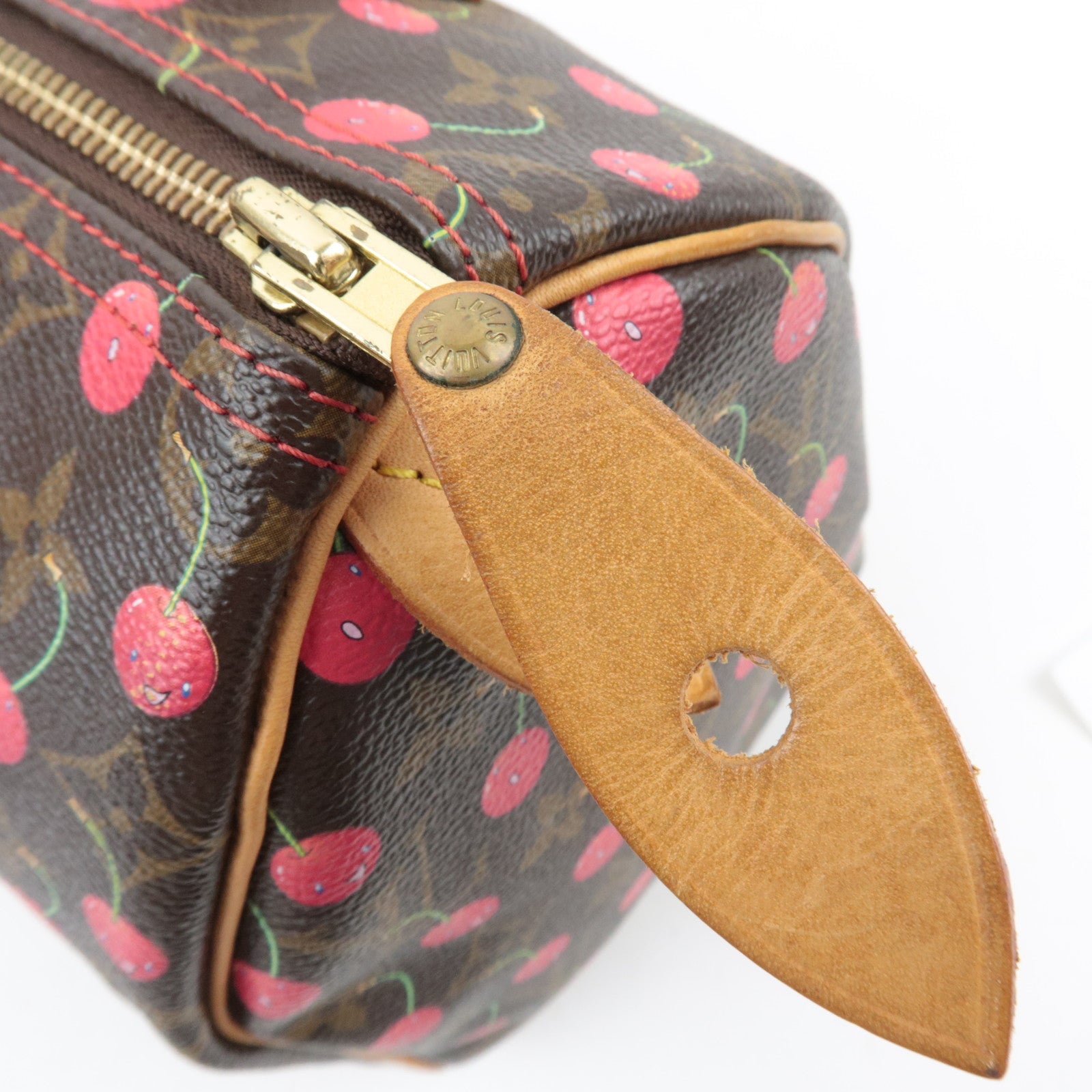 Louis Vuitton Monogram Murakami Cherry Speedy 25 Handbag M95009