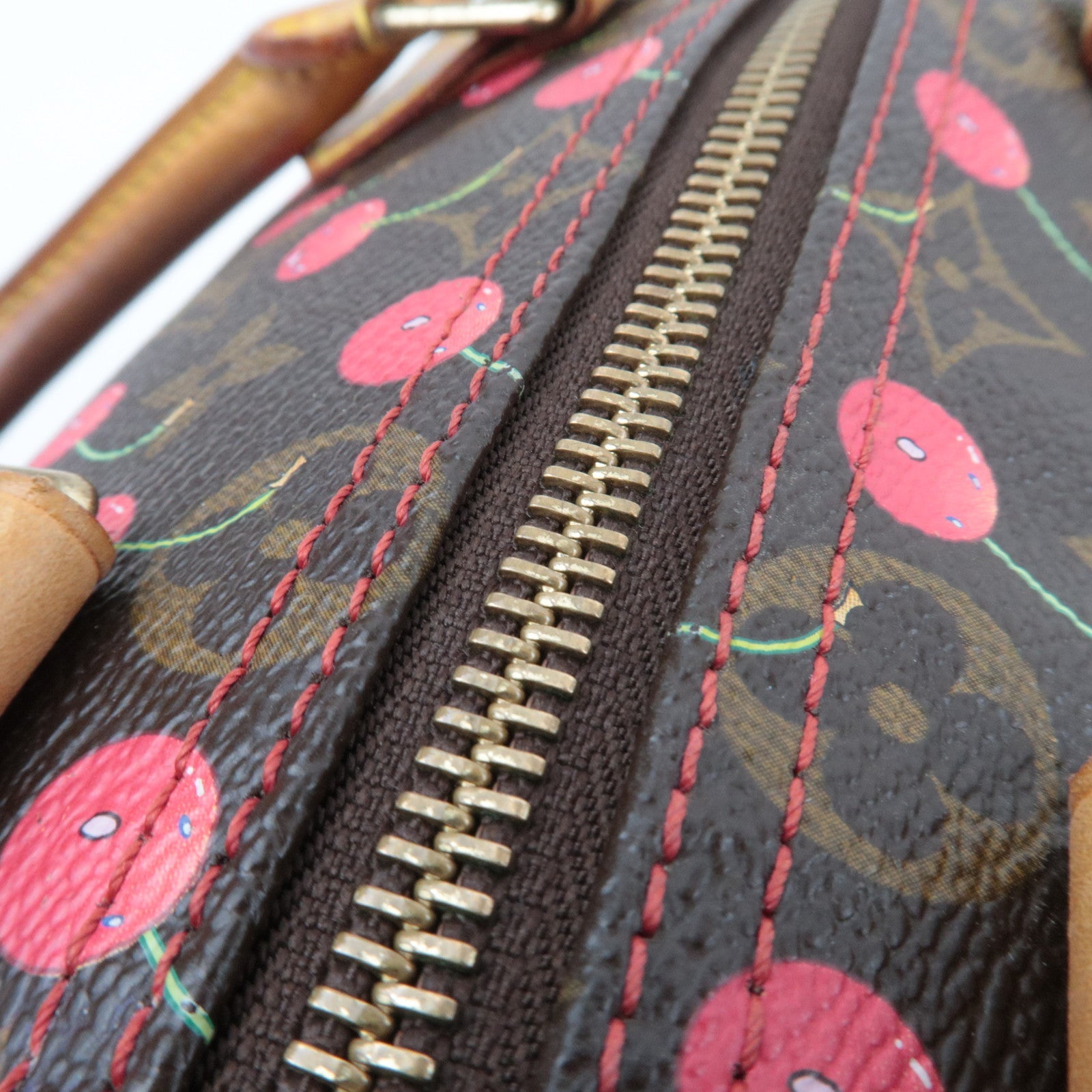 Louis Vuitton Monogram Murakami Cherry Speedy 25 Handbag M95009