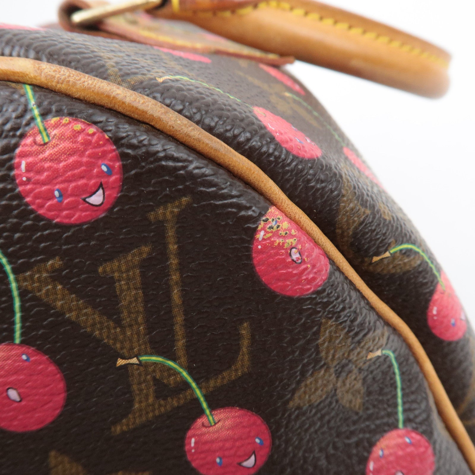 Louis Vuitton Monogram Murakami Cherry Speedy 25 Handbag M95009