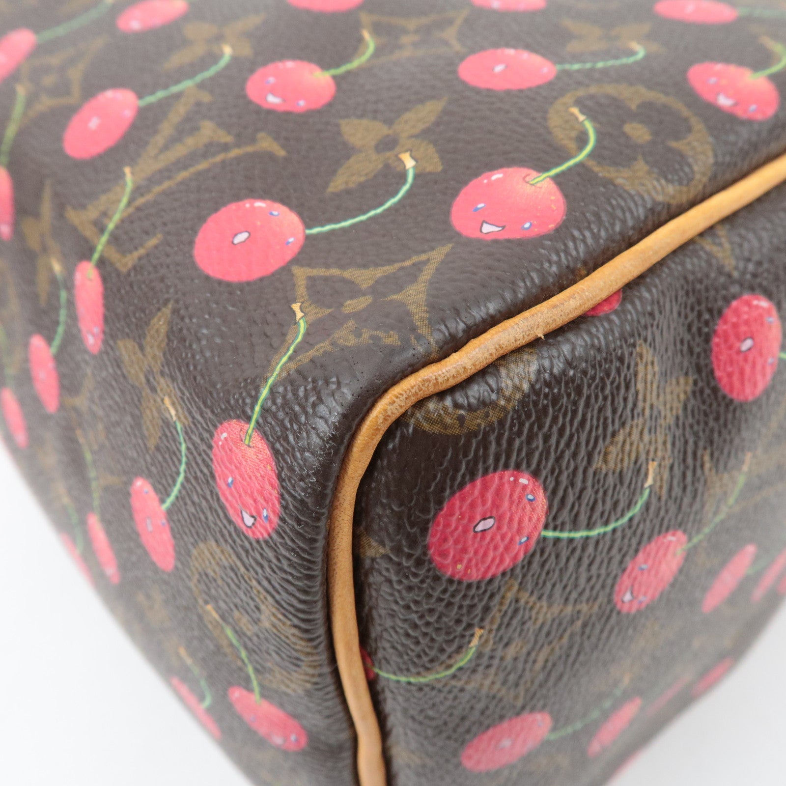 Louis Vuitton Monogram Murakami Cherry Speedy 25 Handbag M95009