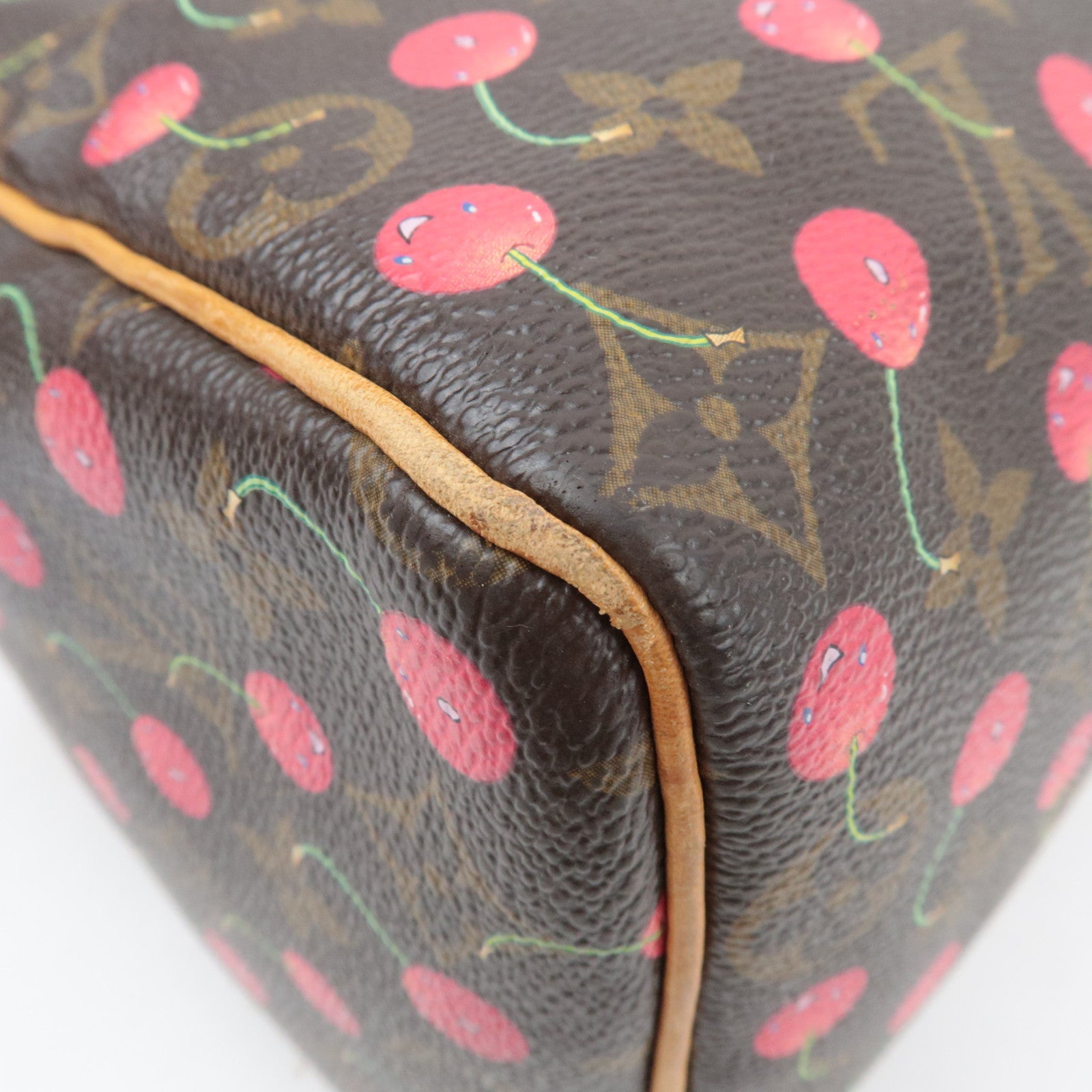 Louis Vuitton Monogram Murakami Cherry Speedy 25 Handbag M95009