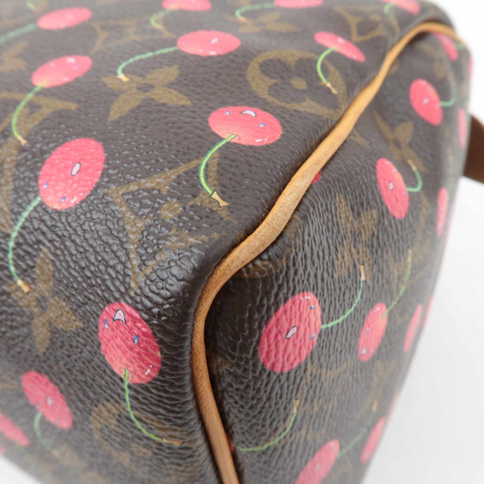 Louis Vuitton Monogram Murakami Cherry Speedy 25 Handbag M95009