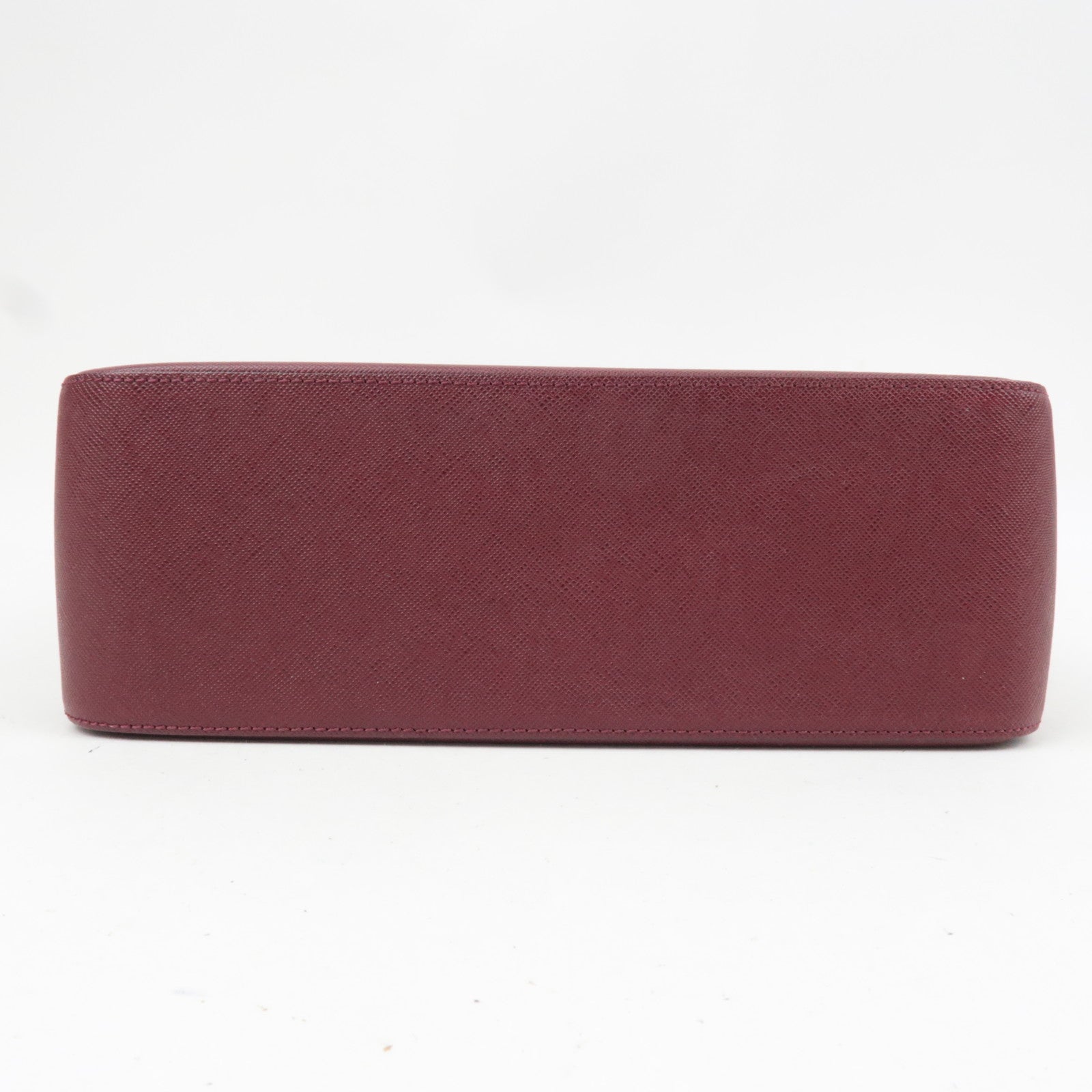 BURBERRY Nova Plaid Canvas Leather Tote Bag Beige Bordeaux