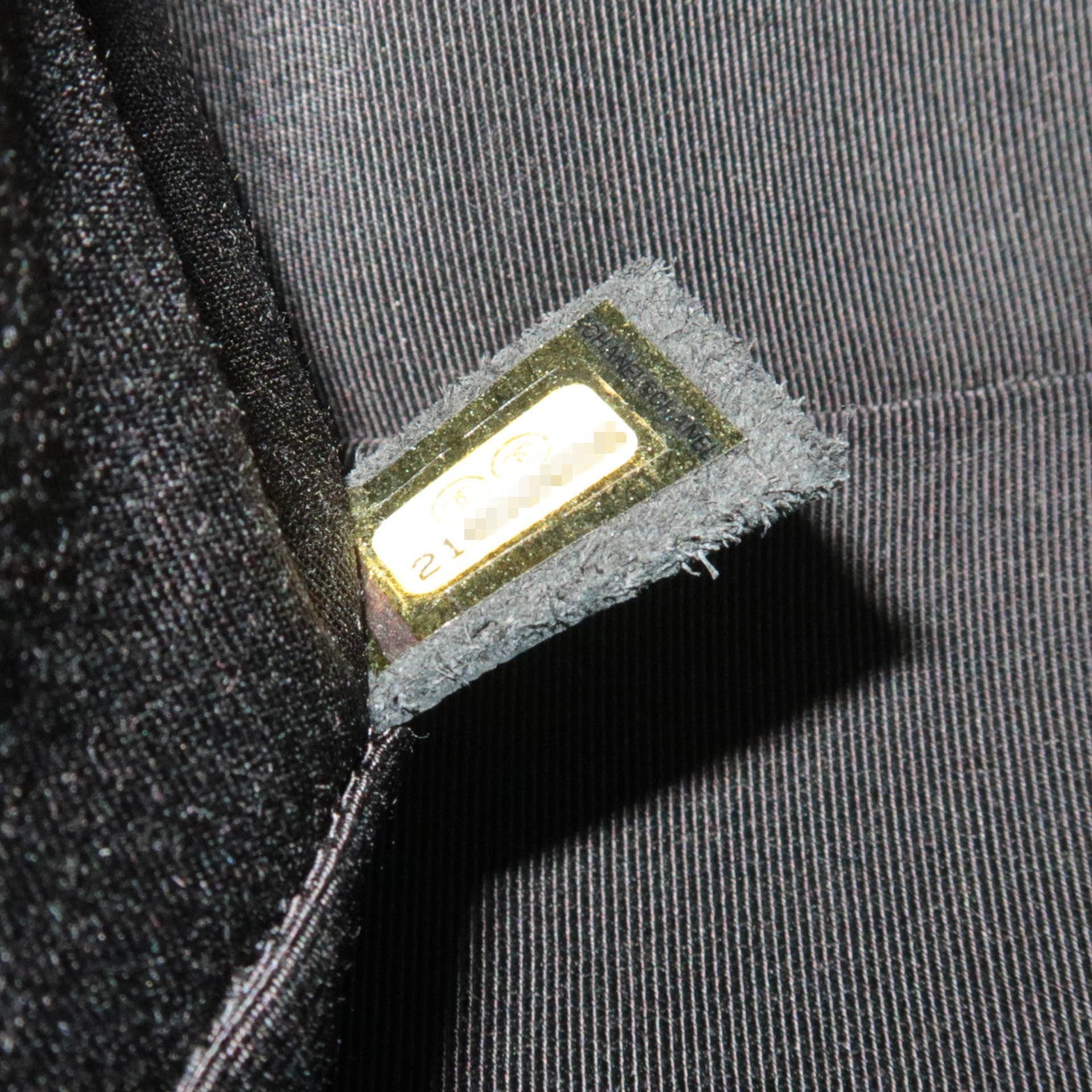 CHANEL Matelasse Shopping Chain Tote Bag Caviarskin BlackA91046