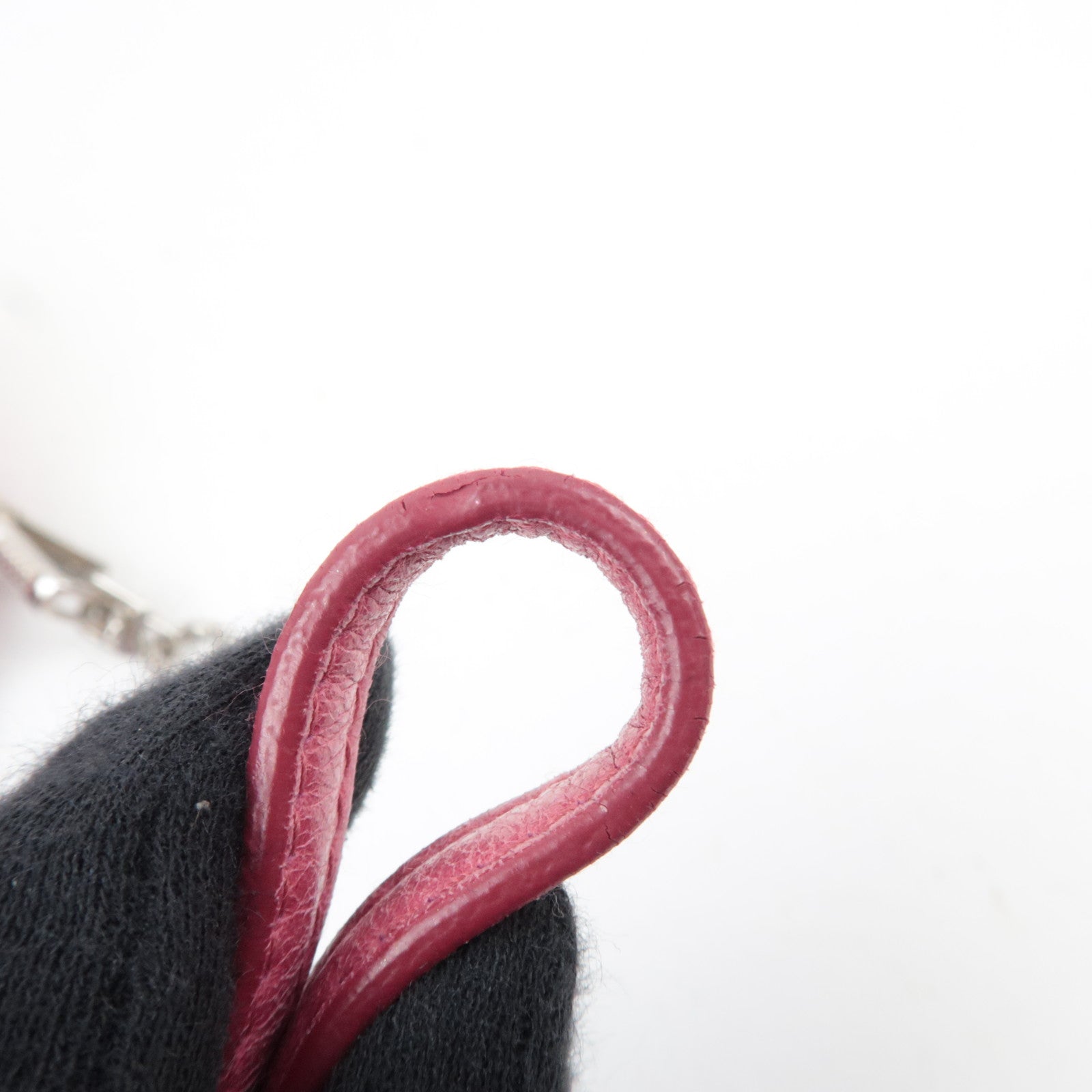 MIU MIU Ribbon Leather Shoulder Bag Pink RR1892