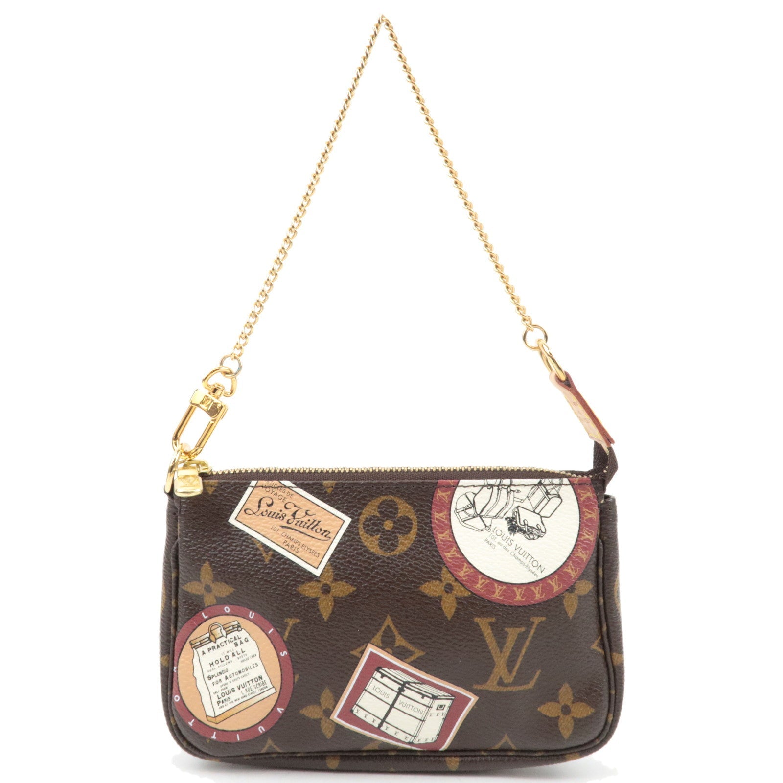 Louis Vuitton Monogram T&B Mini Pochette Accessoires Mini Handbag M60153 FL3078 85836