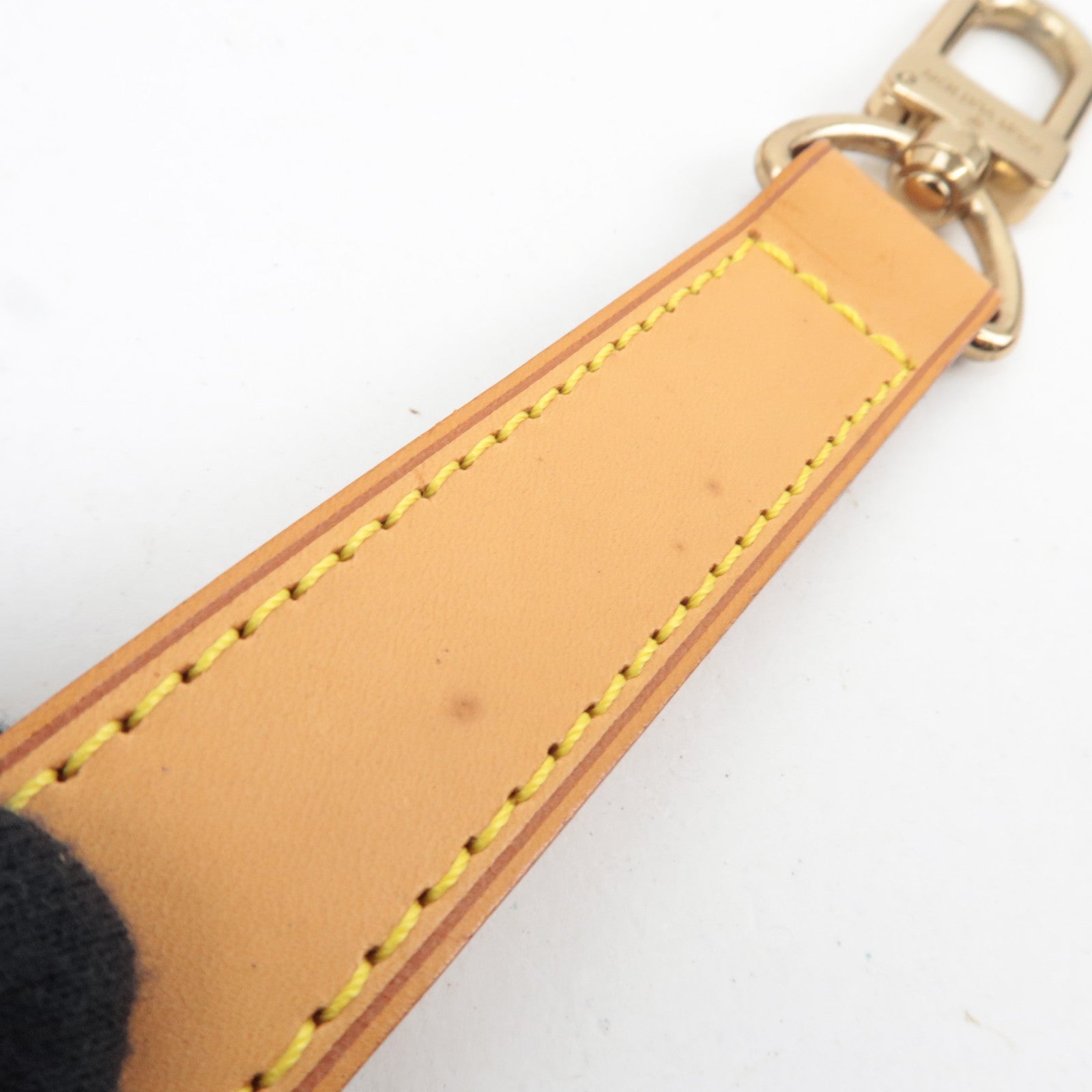 Louis Vuitton Shoulder Strap for Keepall Travel Bag Leather Beige
