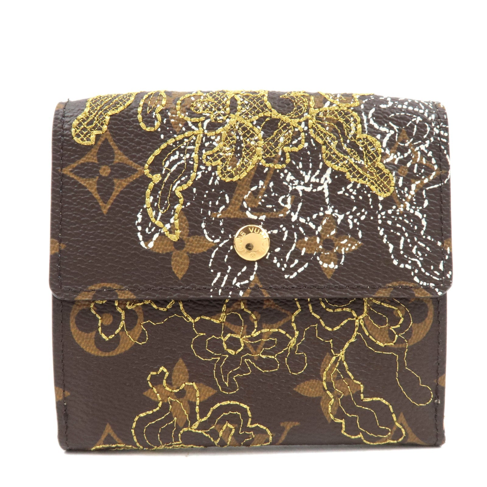 Louis Vuitton Monogram Dentelle Porte Monnaie Carte Credit M9539686237