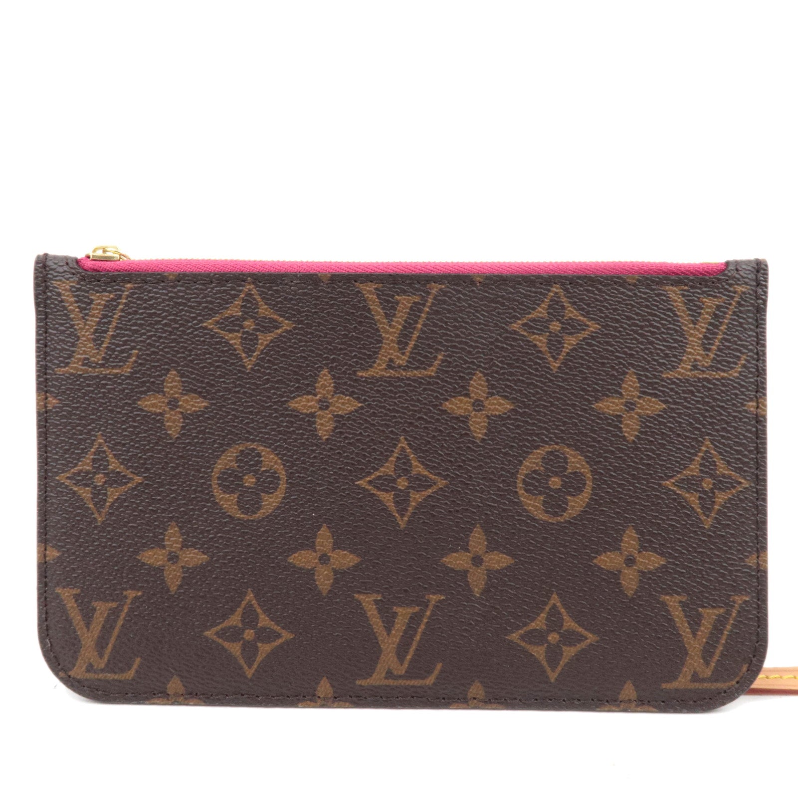Louis Vuitton Monogram Pouch for Neverfull PM Tote Bag Fuchsia86241