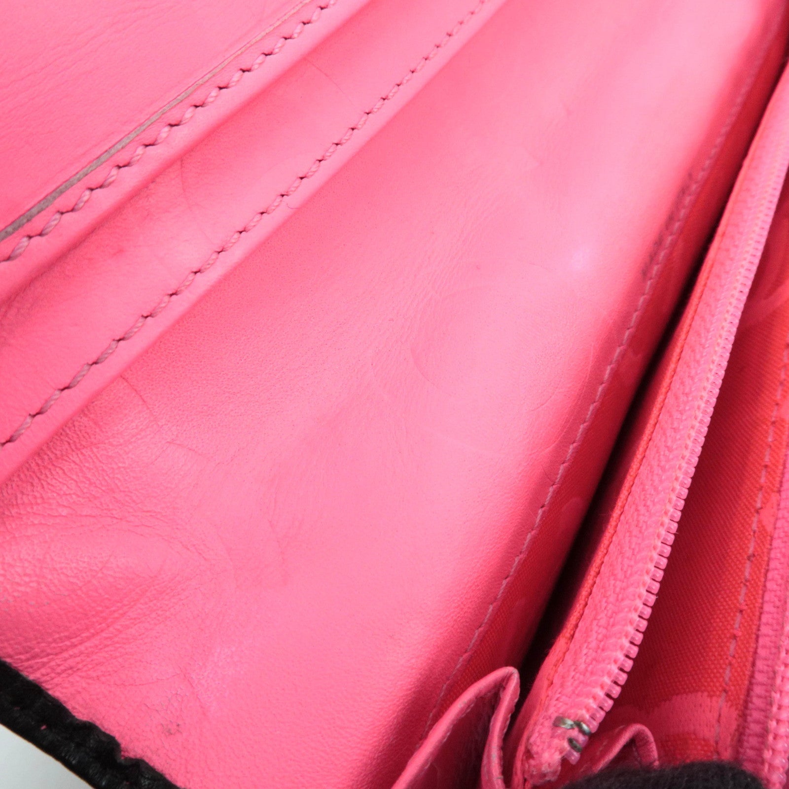 CHANEL Cambon Line Wallet Lambskin Patent Leather Black 11203051