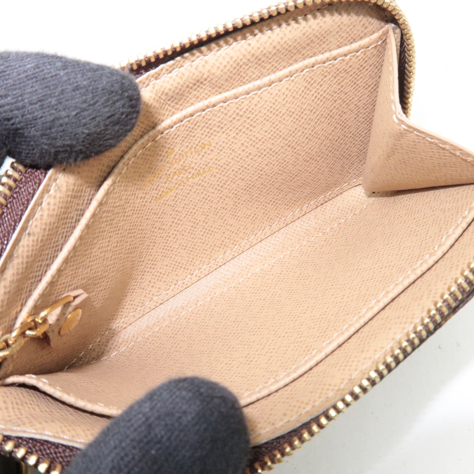 Louis Vuitton Monogram T&B Pochette Cles Coin Case M58025