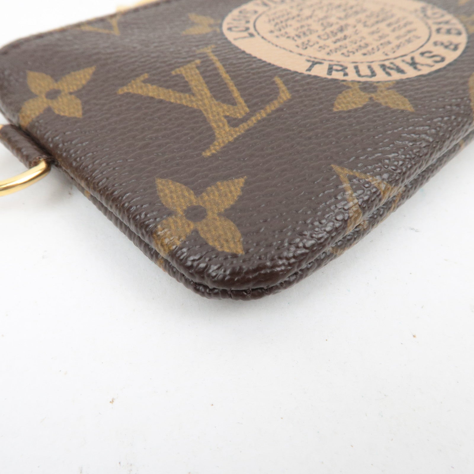 Louis Vuitton Monogram T&B Pochette Cles Coin Case M58025