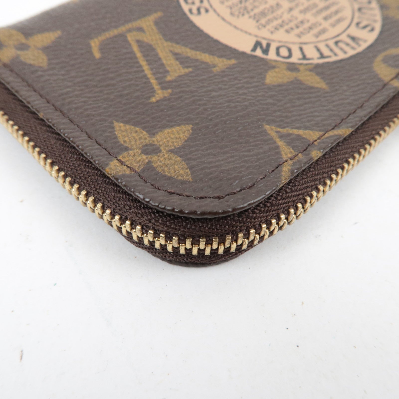 Louis Vuitton Monogram T&B Pochette Cles Coin Case M58025