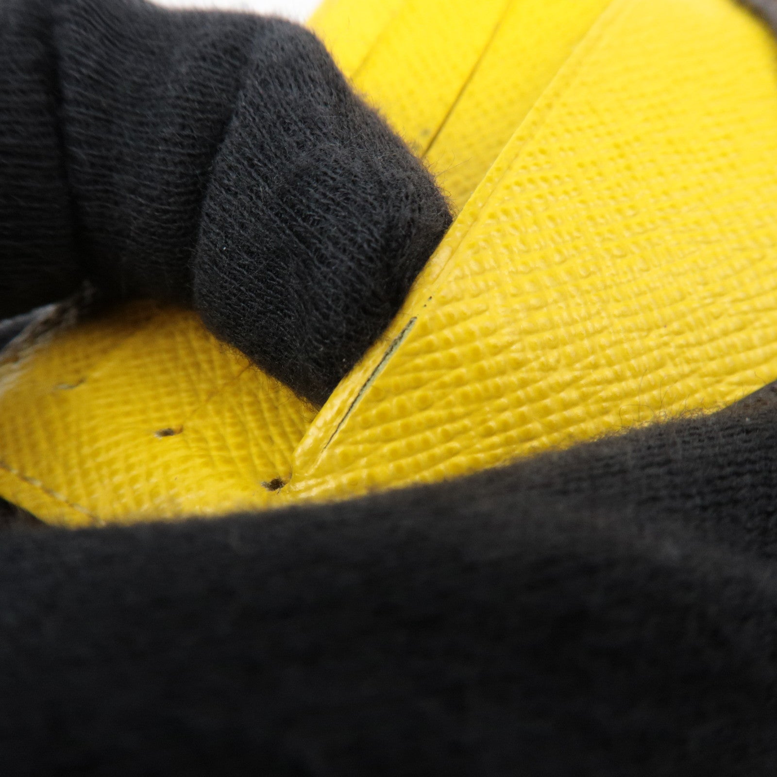 Louis Vuitton Monogram Porte Carte Romy Fragment Case Jaune M81882 RFID