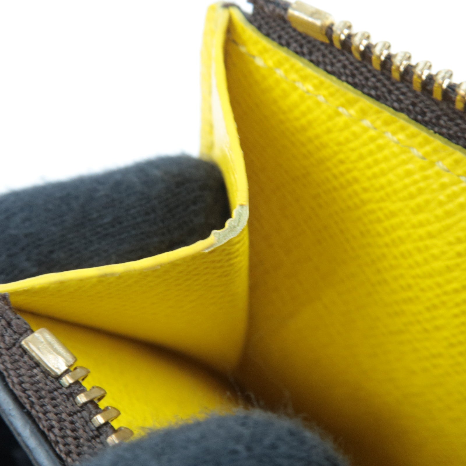 Louis Vuitton Monogram Porte Carte Romy Fragment Case Jaune M81882 RFID