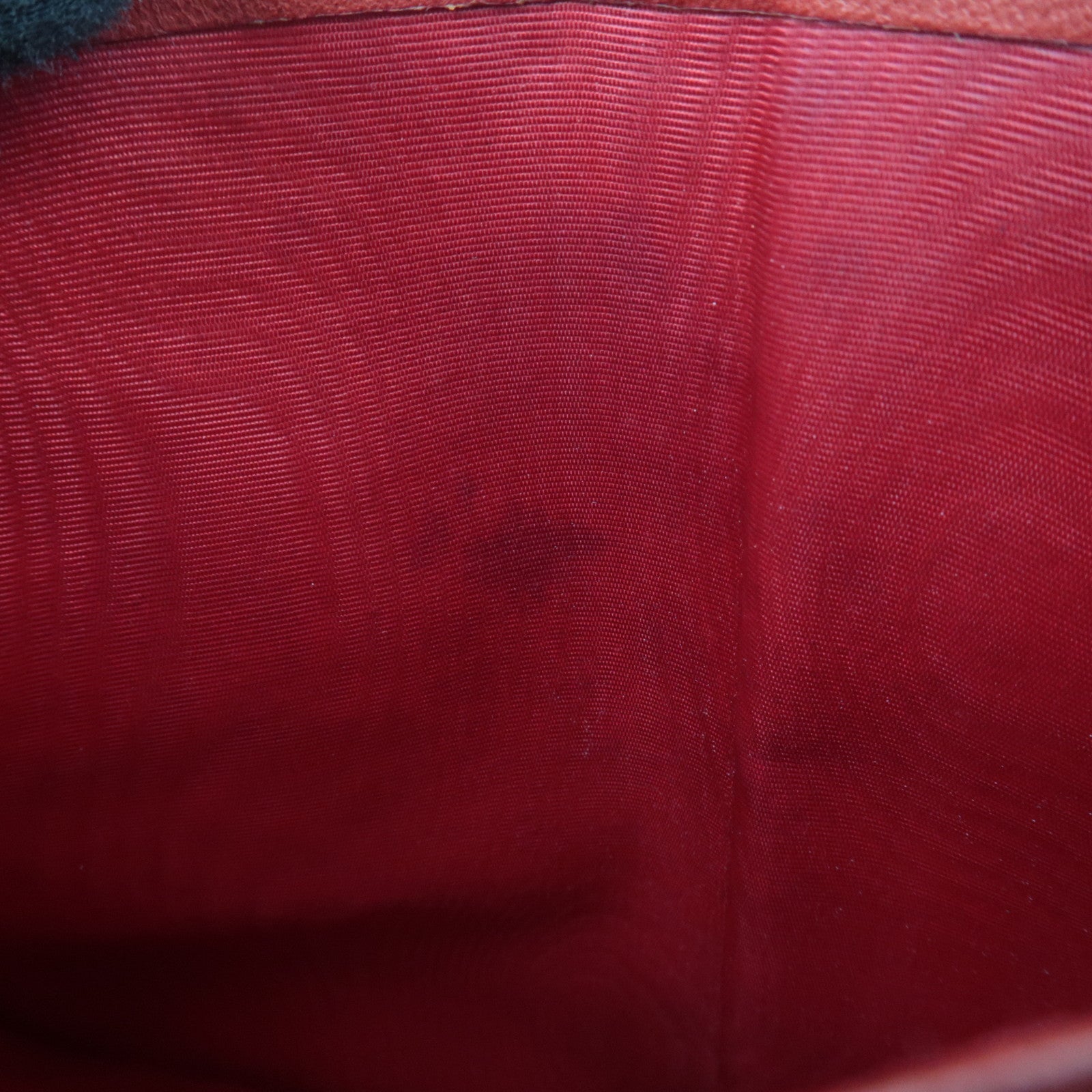 CHANEL Coco Mark Bifold Long Wallet Lambskin Red 3073532