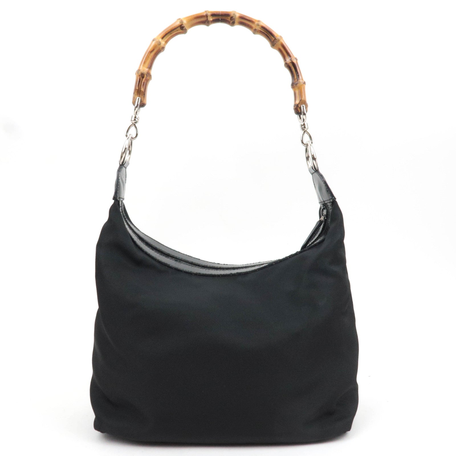 GUCCI Bamboo Shoulder Bag Black 000.2855.0531.5