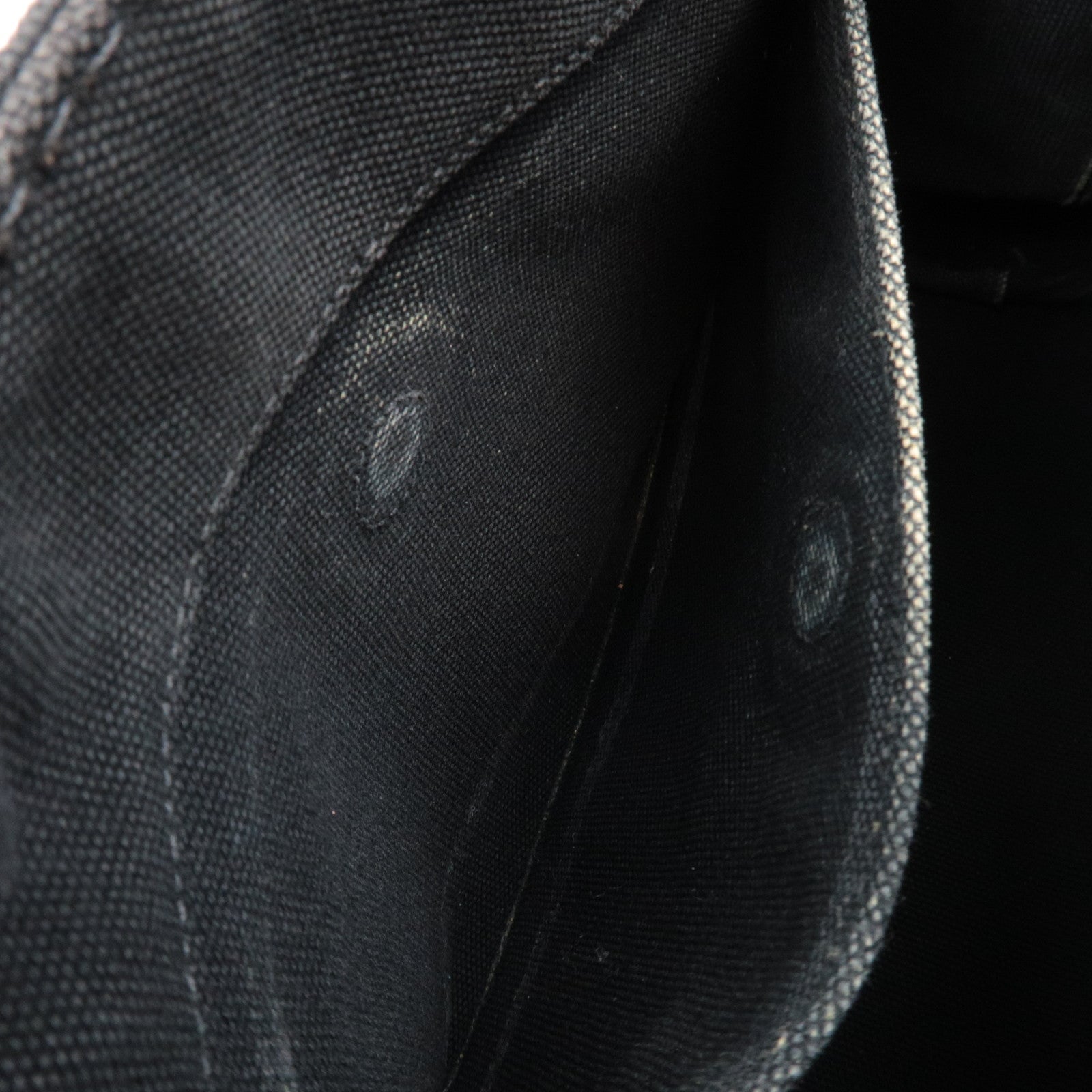 PRADA Canapa Mini Canvas 2Way Tote Bag Black 1BG439