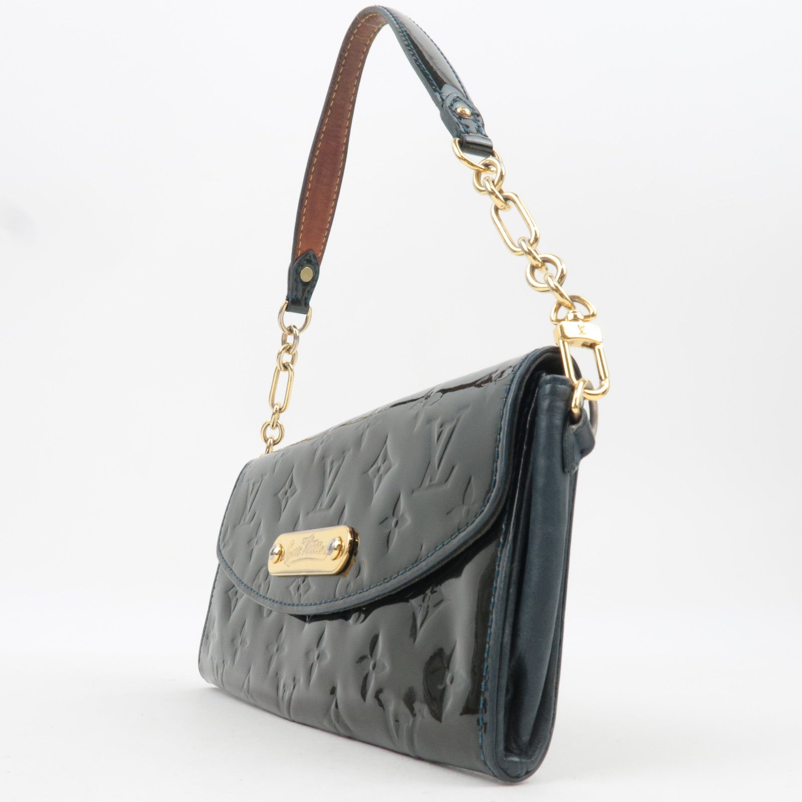 Louis Vuitton Monogram Vernis Sunset Boulevard Shoulder bag Bleu Nuit M93680