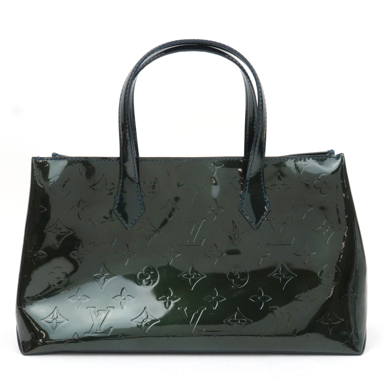 Louis Vuitton Monogram Vernis Wilshire PM Bleu Nuit M93684