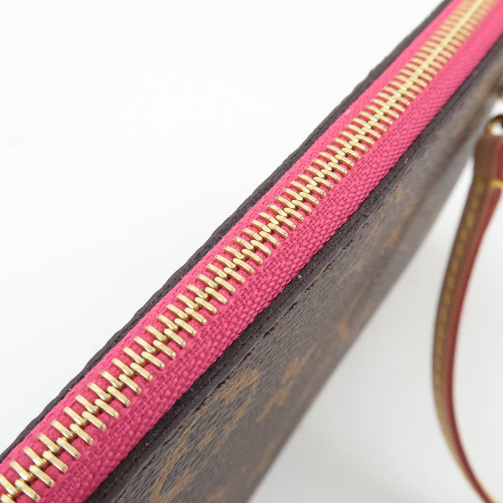 Louis Vuitton Monogram Pouch for Neverfull PM Fuchsia