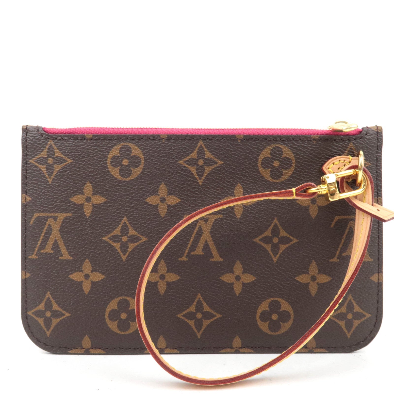 Louis Vuitton Monogram Pouch for Neverfull PM Fuchsia