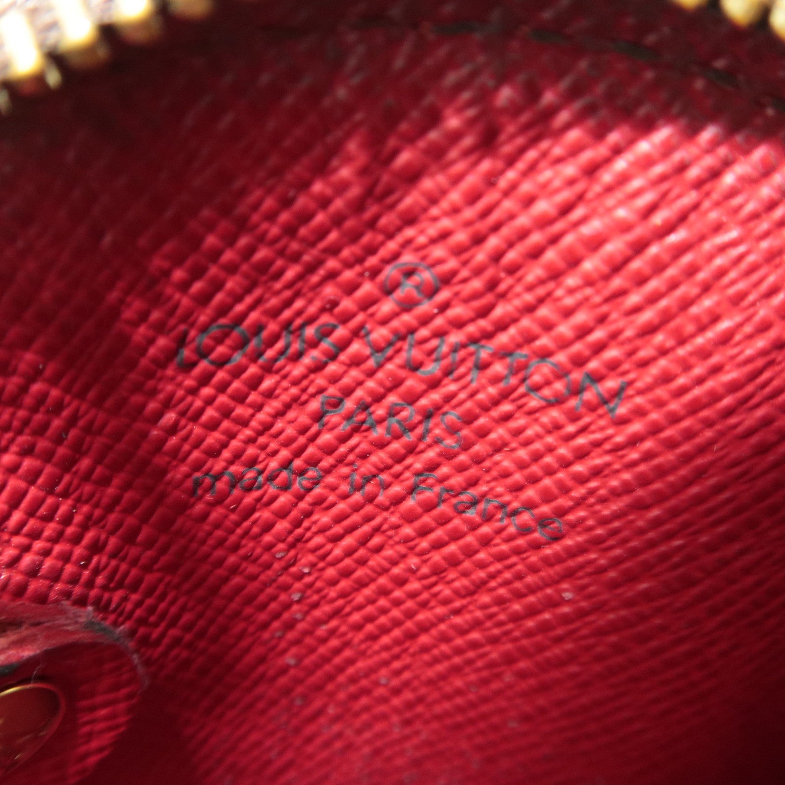 Louis Vuitton Monogram Cherry Porte Monnaie Rond Coin Case M95043