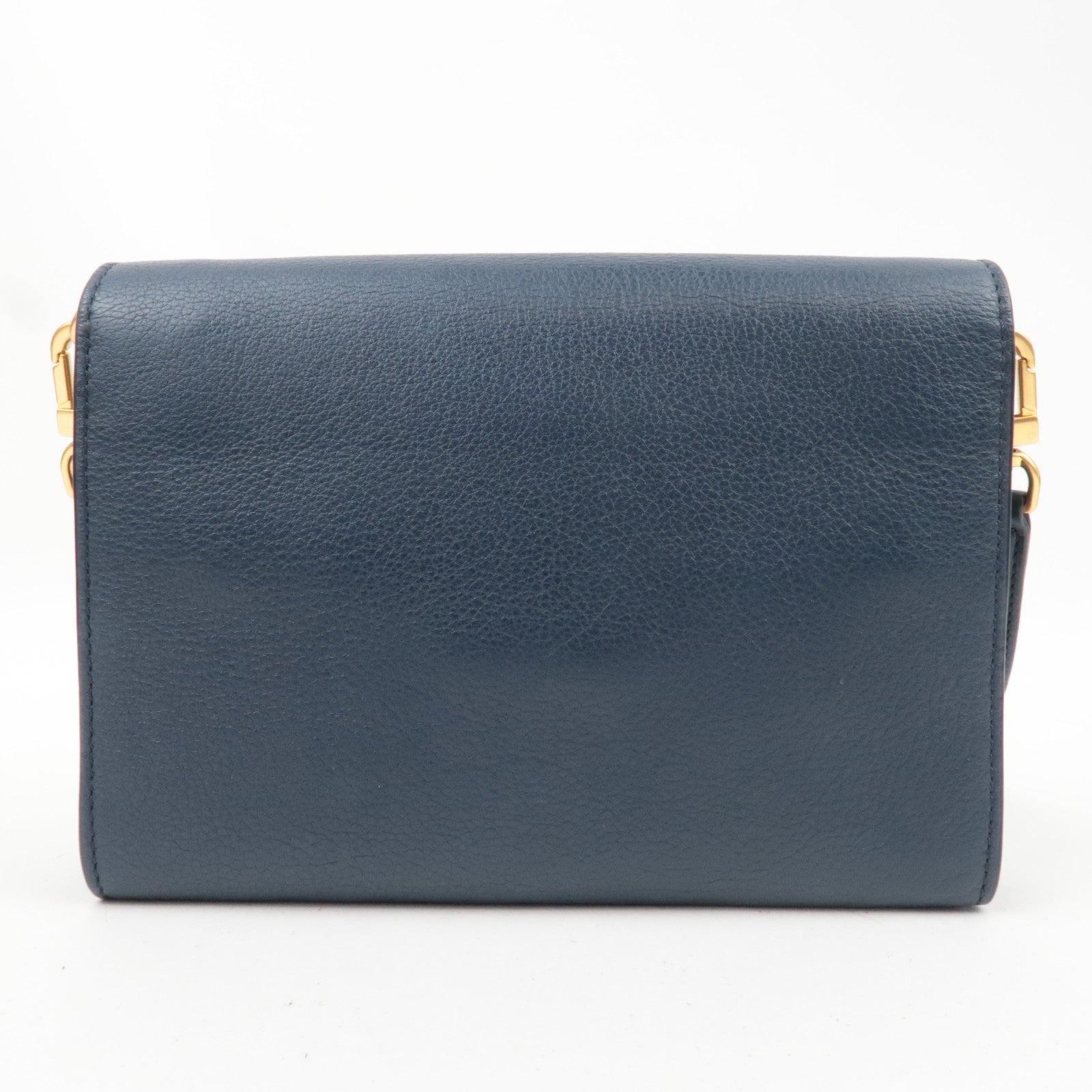 TORY BURCH Leather Shoulder Bag Navy