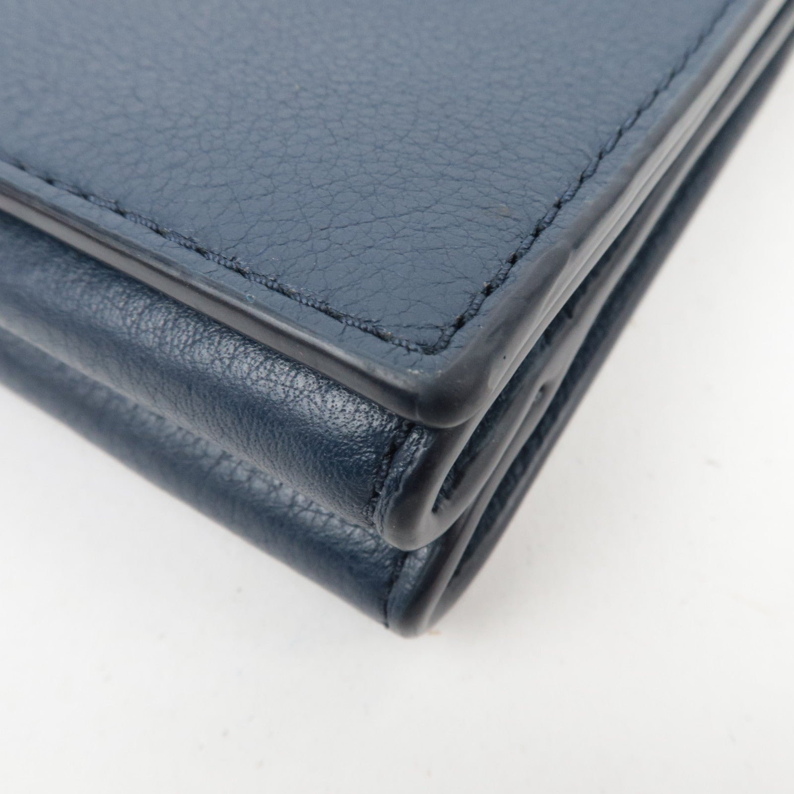 TORY BURCH Leather Shoulder Bag Navy