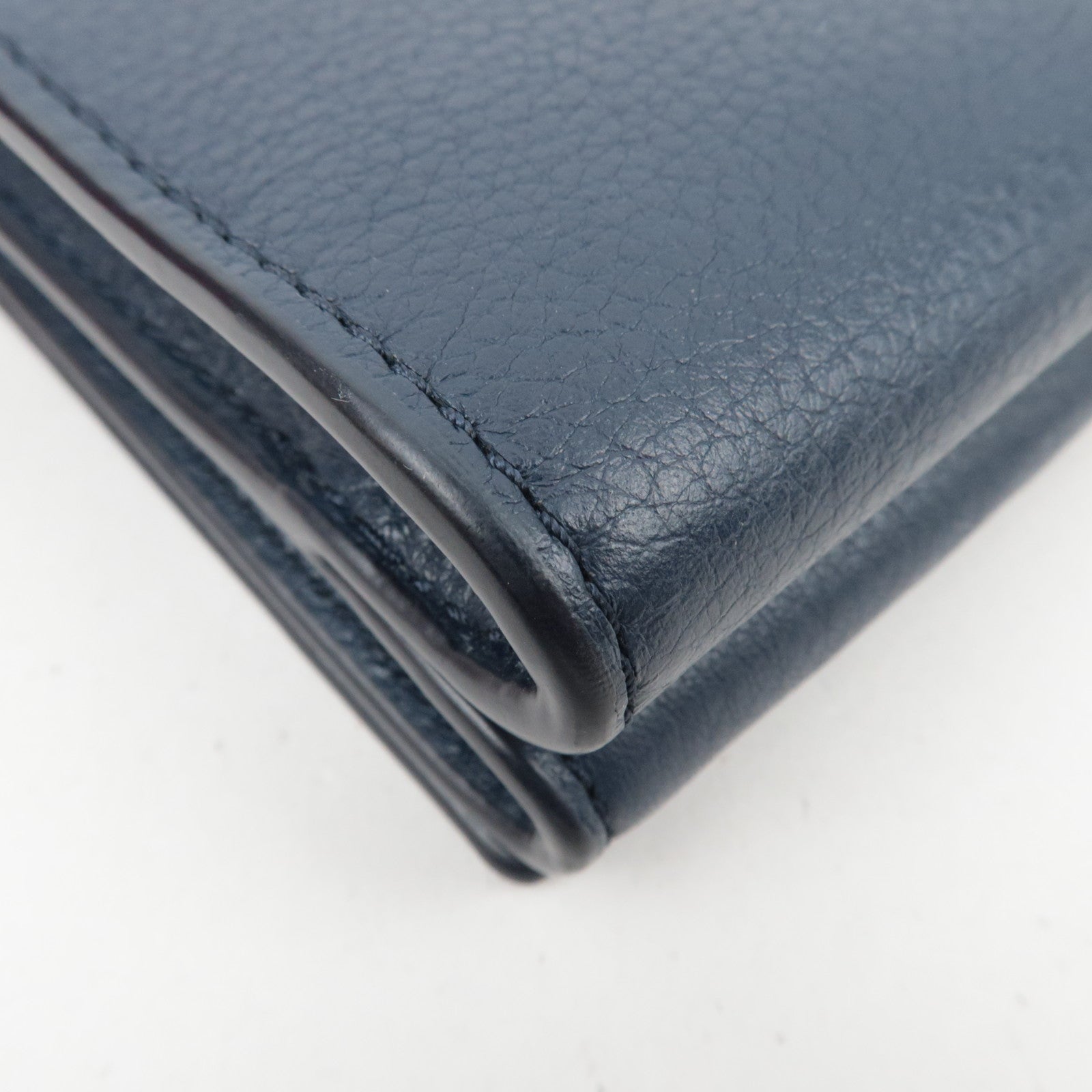 TORY BURCH Leather Shoulder Bag Navy