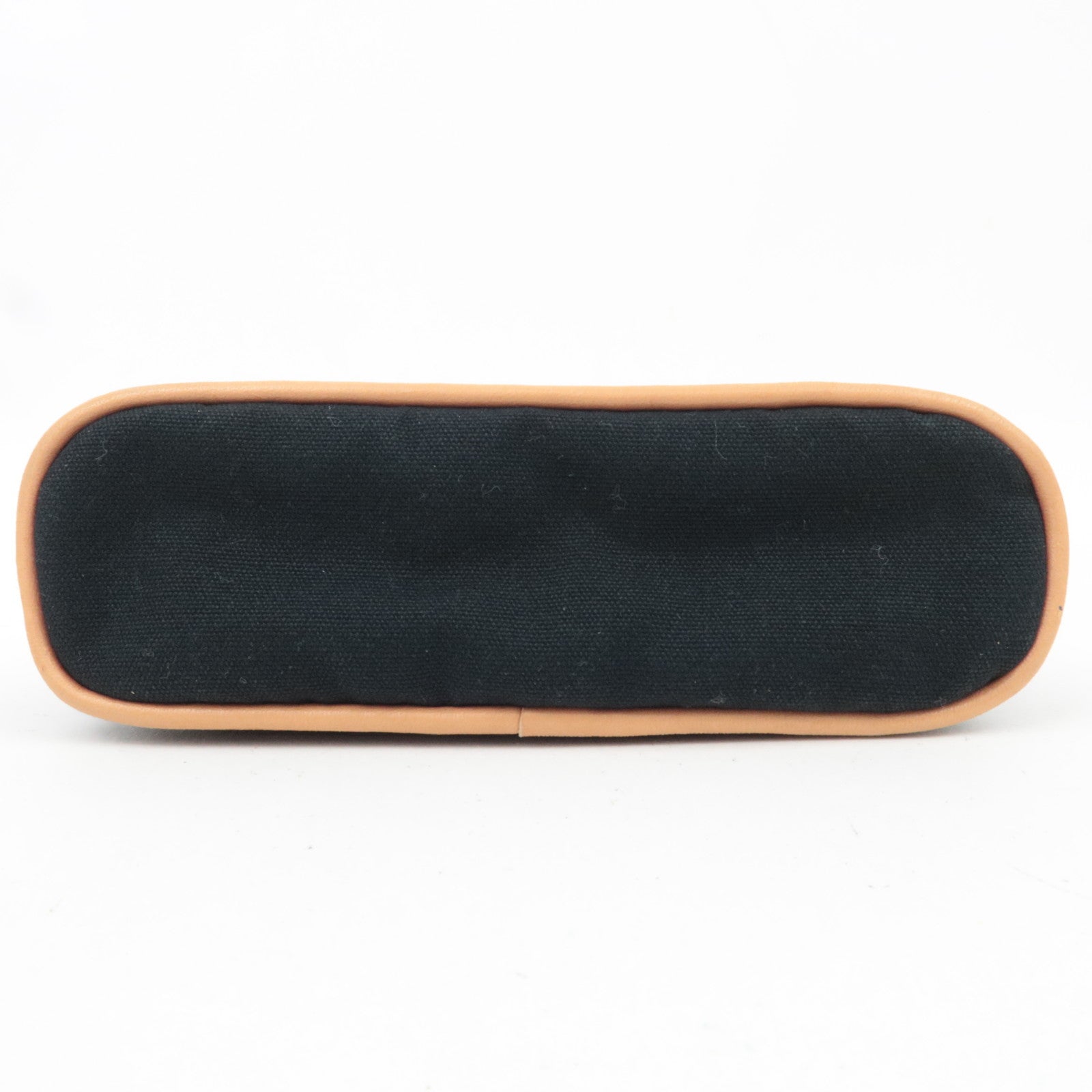 HERMES Bolide Pouch Mini 20 Canvas Leather Black