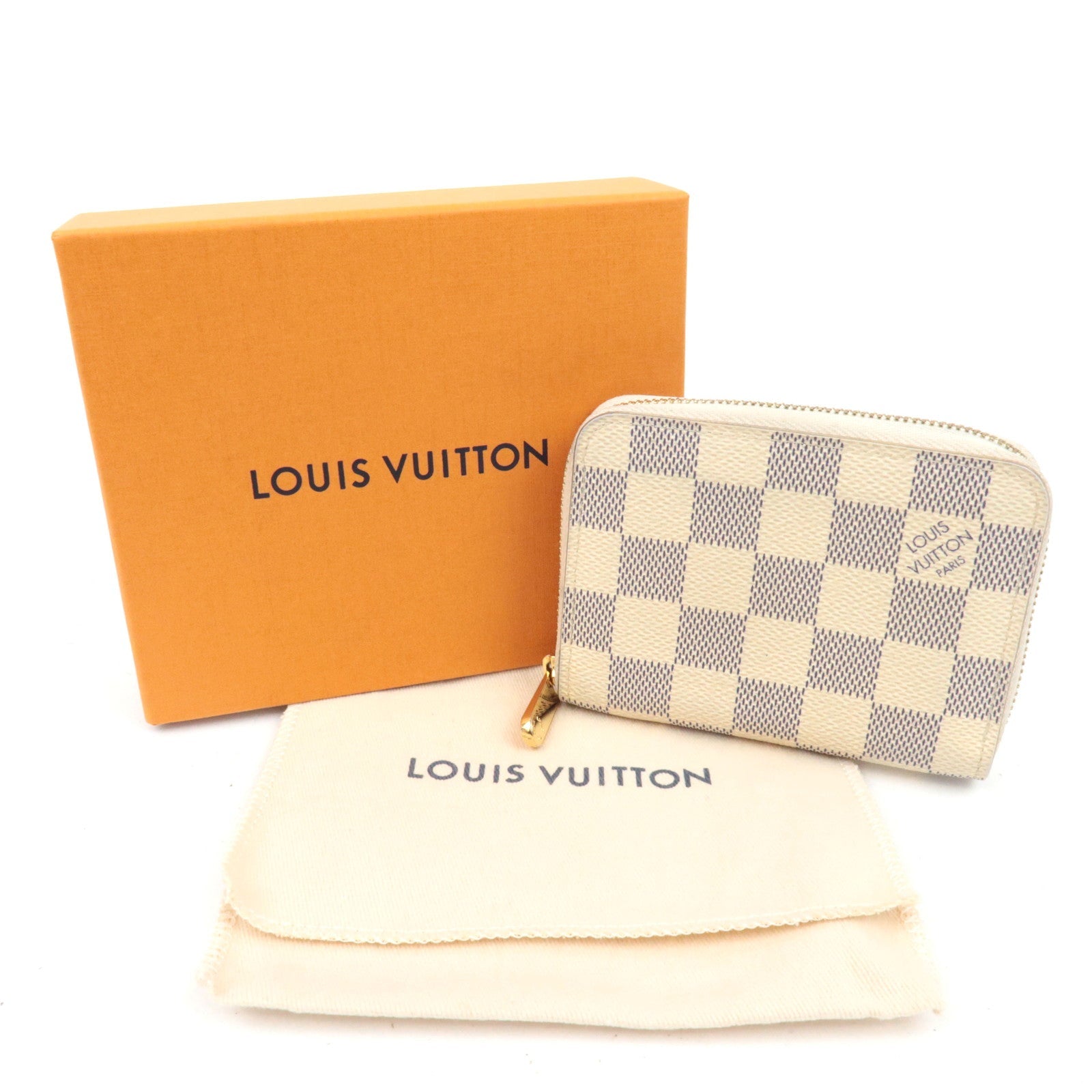 Louis Vuitton Damier Azur Zippy Coin Purse N63069