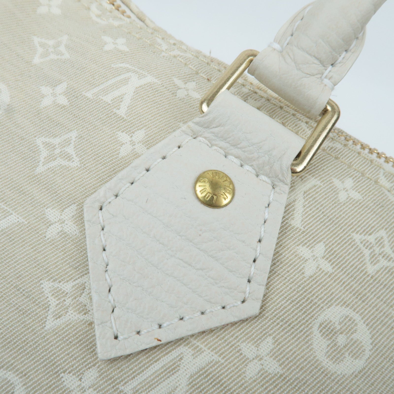 Louis Vuitton Monogram Mini Lin Speedy 30 Handbag Dunne M95319