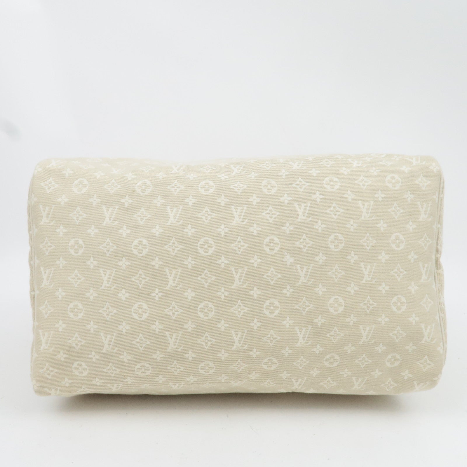 Louis Vuitton Monogram Mini Lin Speedy 30 Handbag Dunne M95319