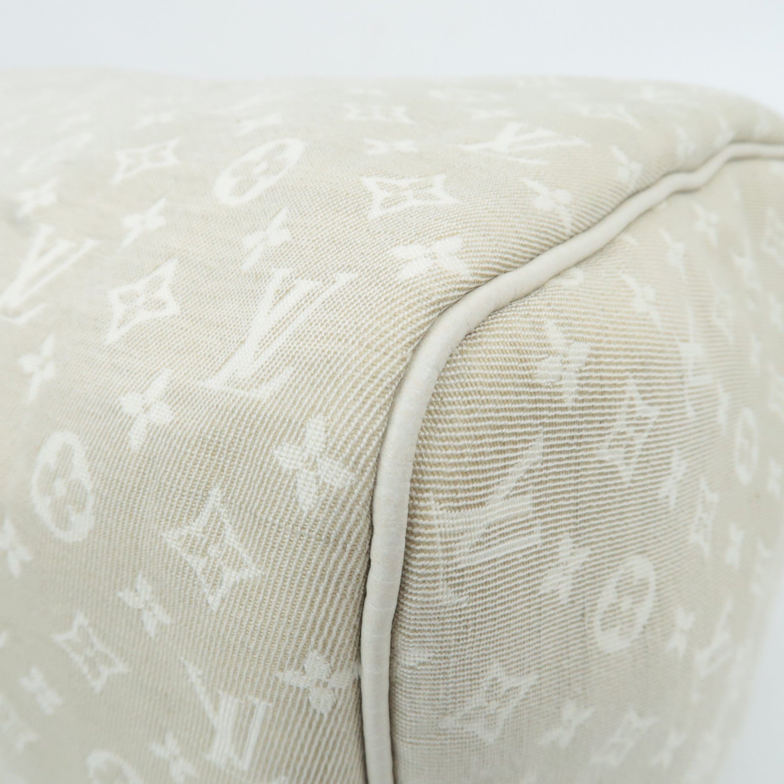 Louis Vuitton Monogram Mini Lin Speedy 30 Handbag Dunne M95319